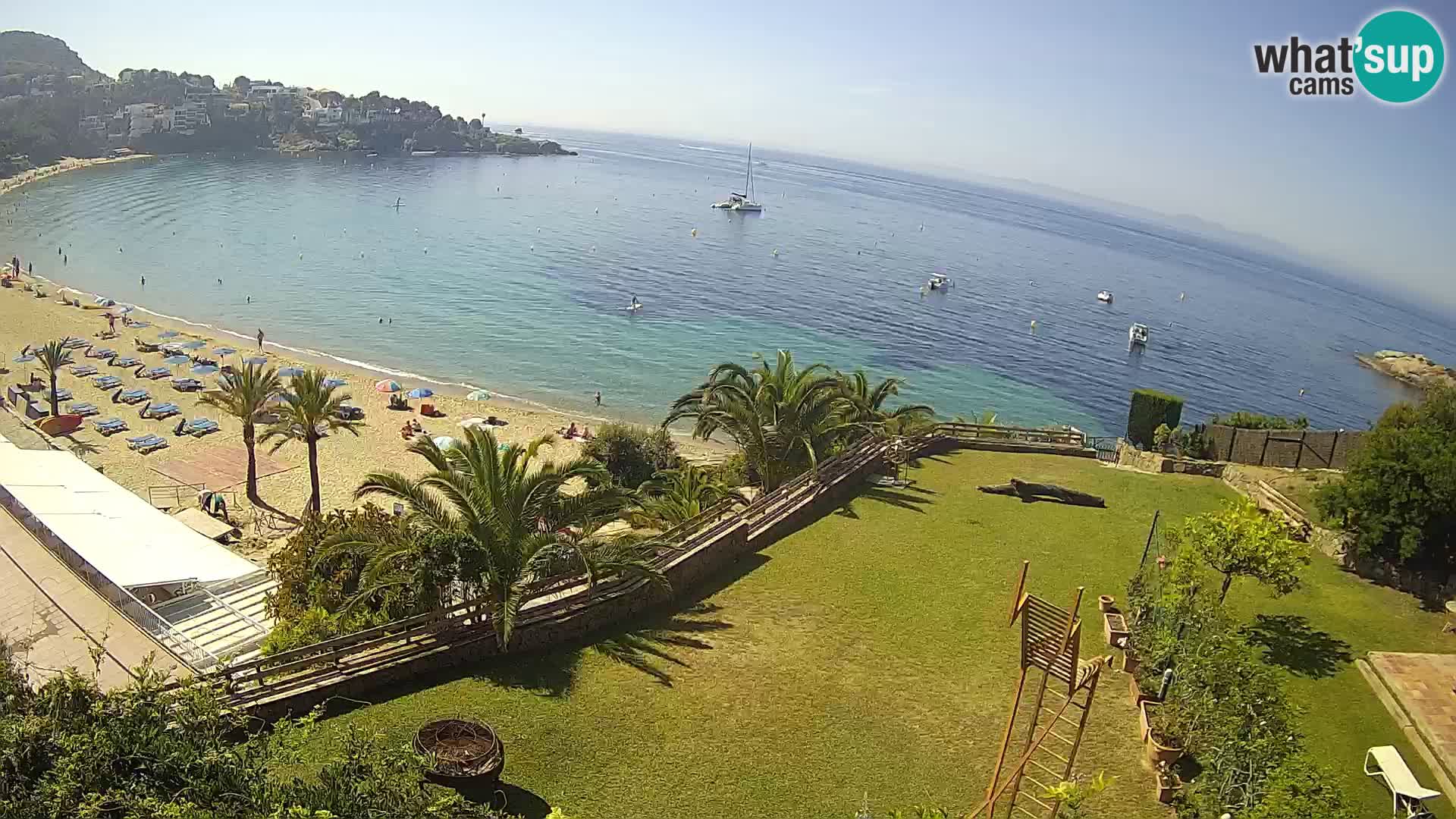 Playa de l’Almadrava camera en vivo Roses – Costa Brava – Espana