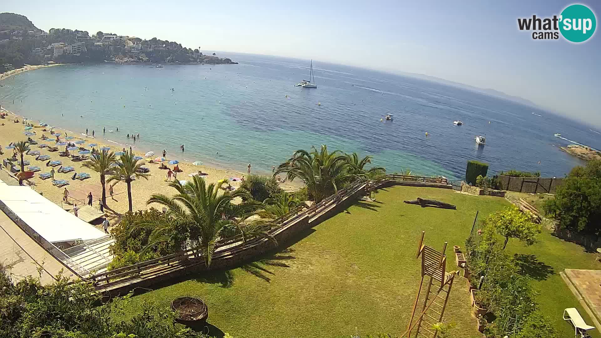Plaža de l’Almadrava Spletna kamera Roses – Costa Brava – Španija