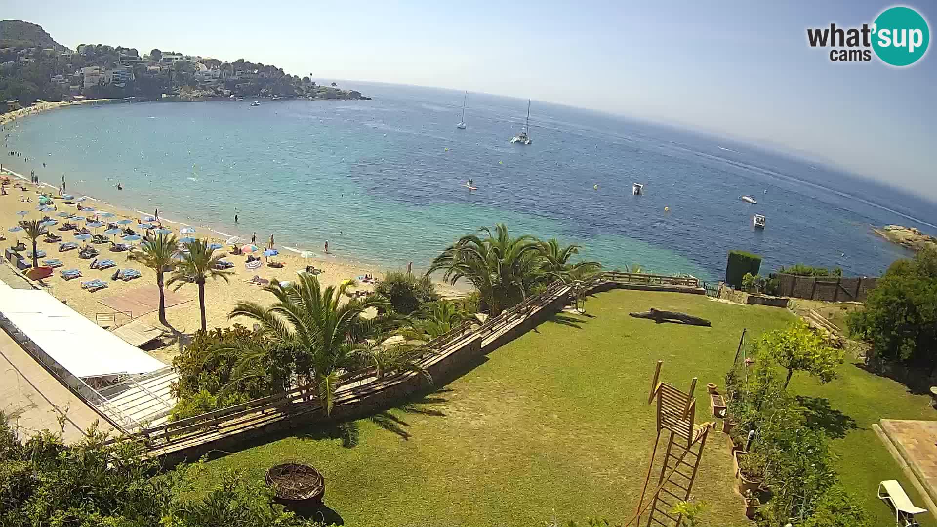 Plage de l’Almadrava Livecam Roses – Costa Brava – Espagne