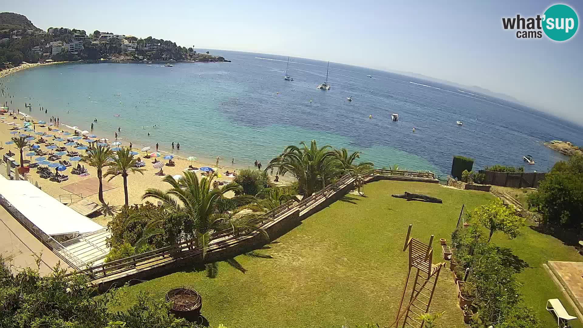 Platja de l’Almadrava Strand Webcam Roses – Costa Brava – Spanien