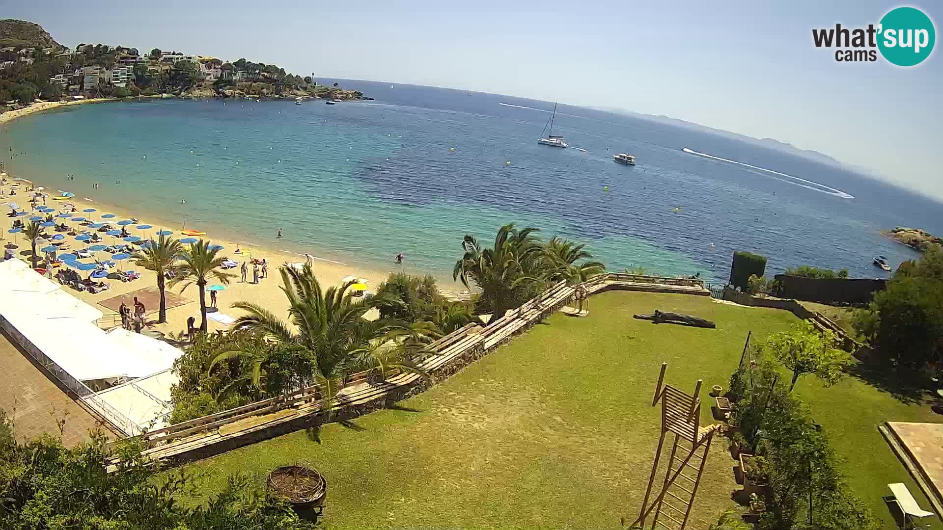 Platja de l’Almadrava beach Live Webcam Roses – Costa Brava – Spain