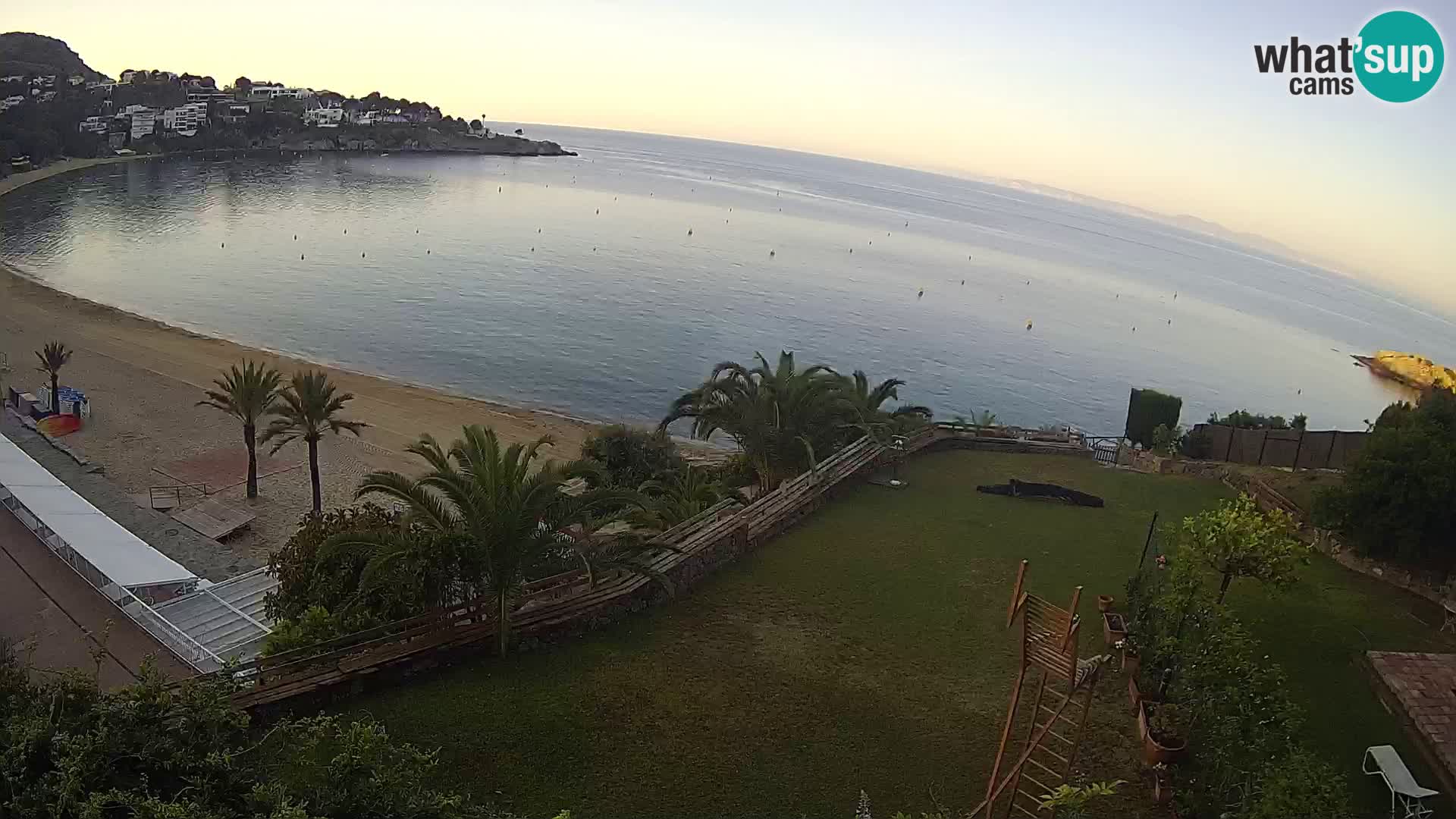 Platja de l’Almadrava Strand Webcam Roses – Costa Brava – Spanien