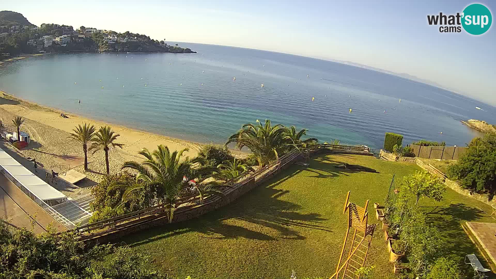 Playa de l’Almadrava camera en vivo Roses – Costa Brava – Espana