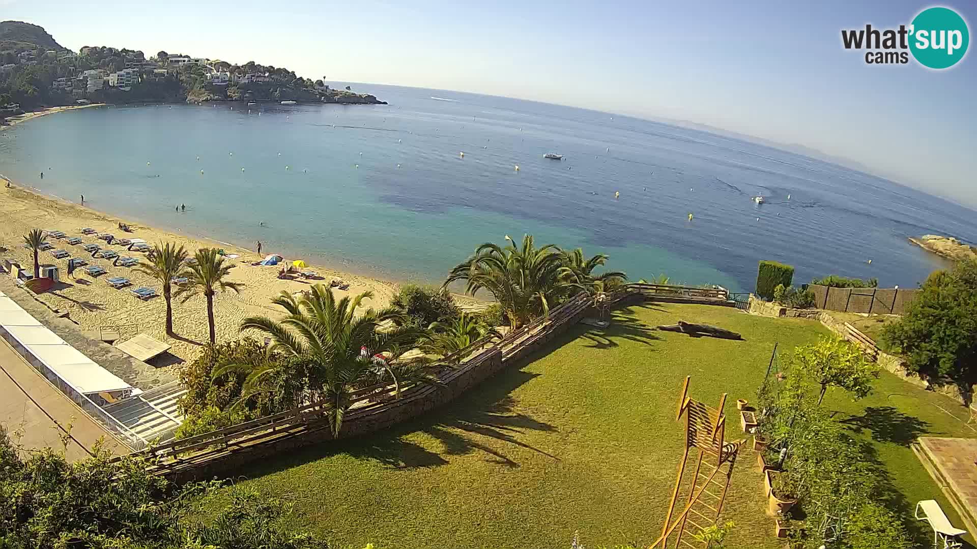 Platja de l’Almadrava Strand Webcam Roses – Costa Brava – Spanien