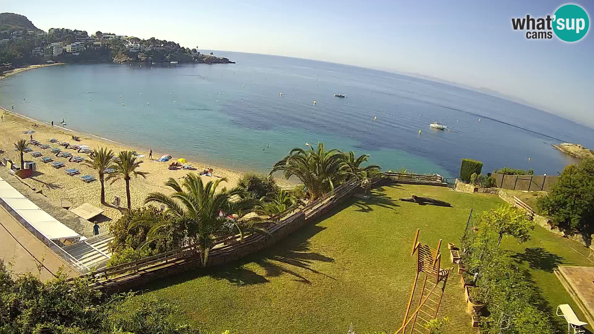 Platja de l’Almadrava beach Live Webcam Roses – Costa Brava – Spain