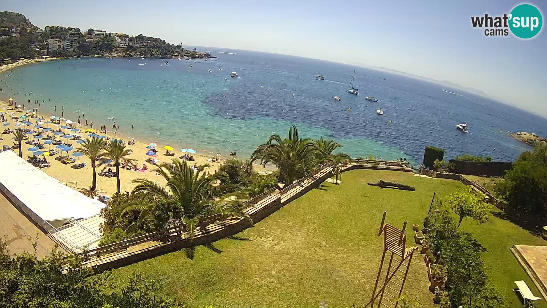 Plaža de l’Almadrava Spletna kamera Roses – Costa Brava – Španija
