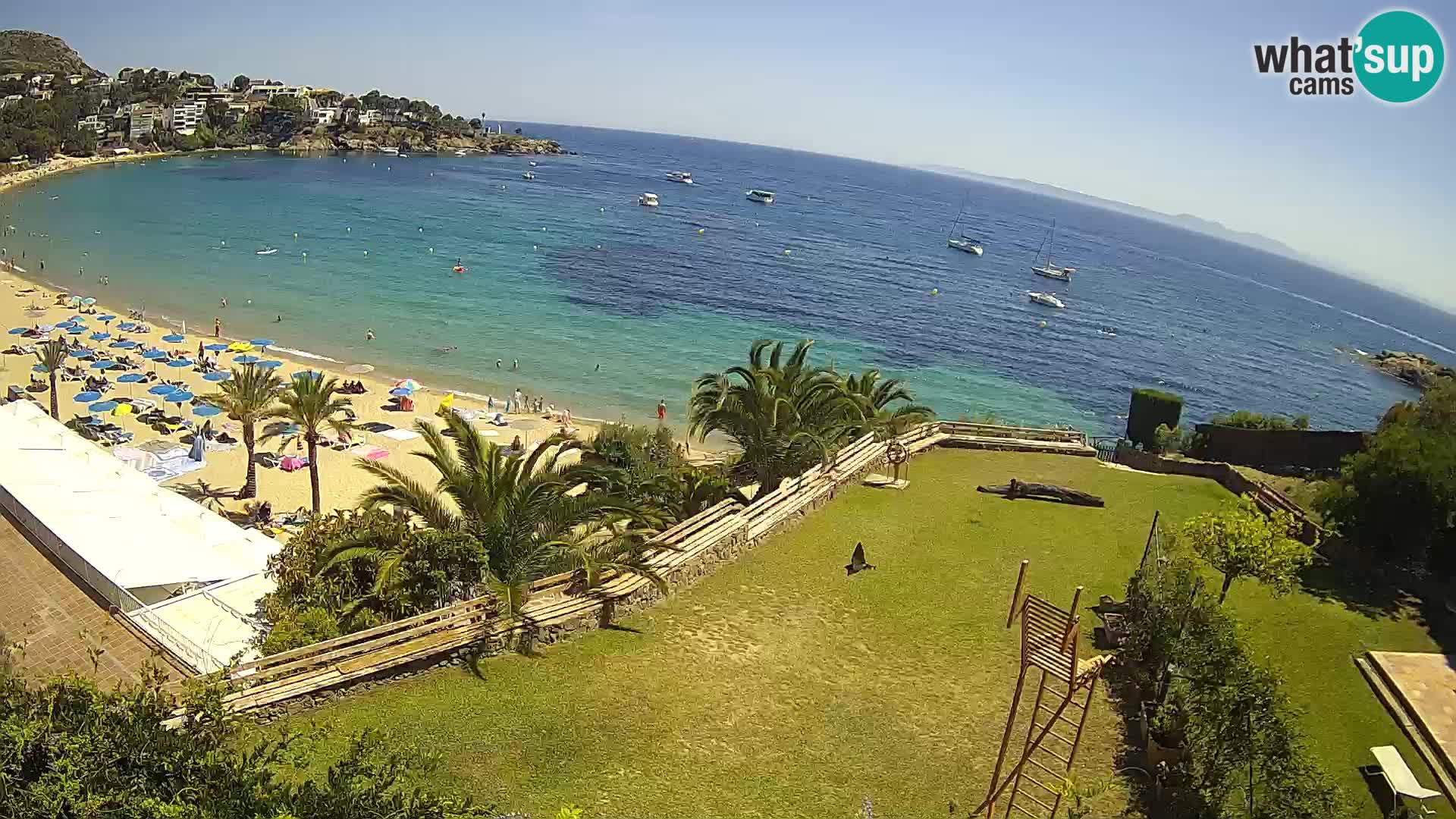 Plaža de l’Almadrava Spletna kamera Roses – Costa Brava – Španija