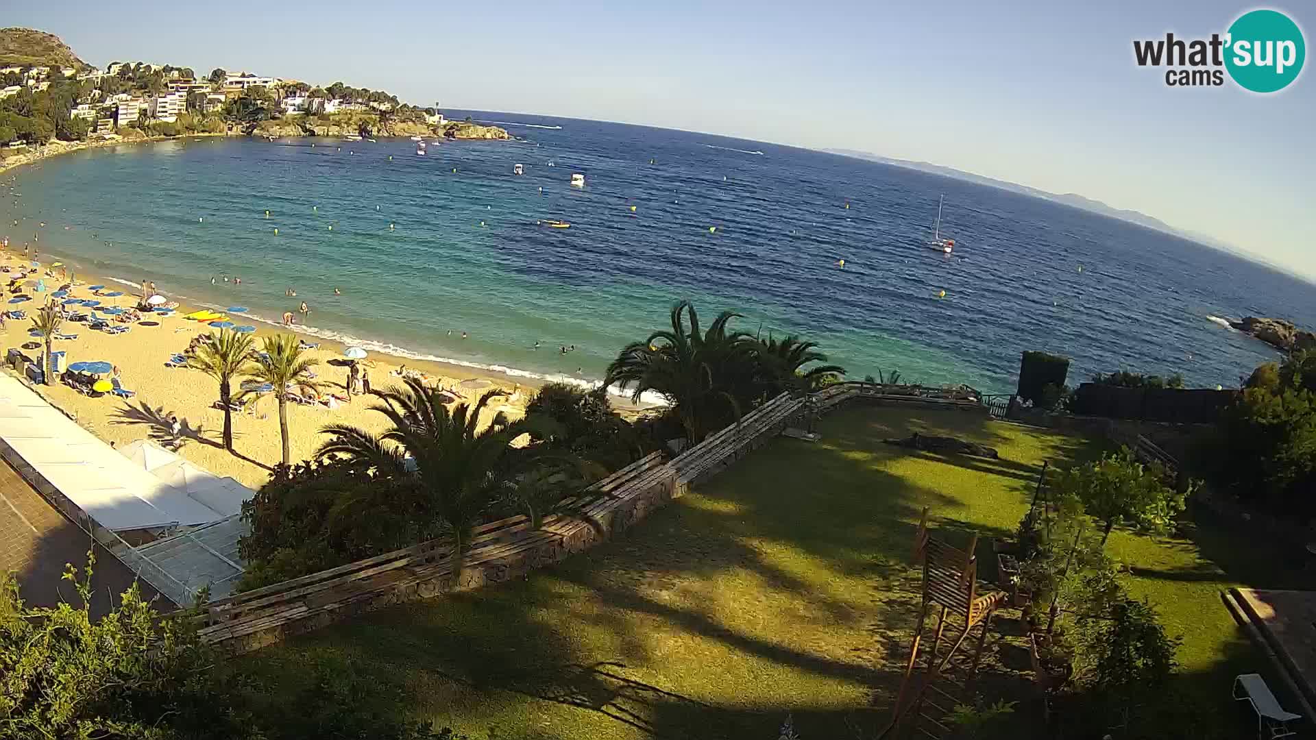 Platja de l’Almadrava Strand Webcam Roses – Costa Brava – Spanien