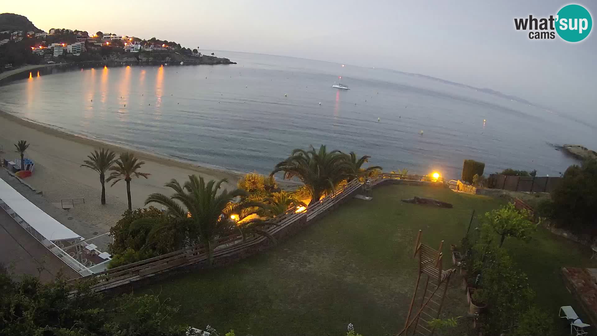 Plaža de l’Almadrava Spletna kamera Roses – Costa Brava – Španija
