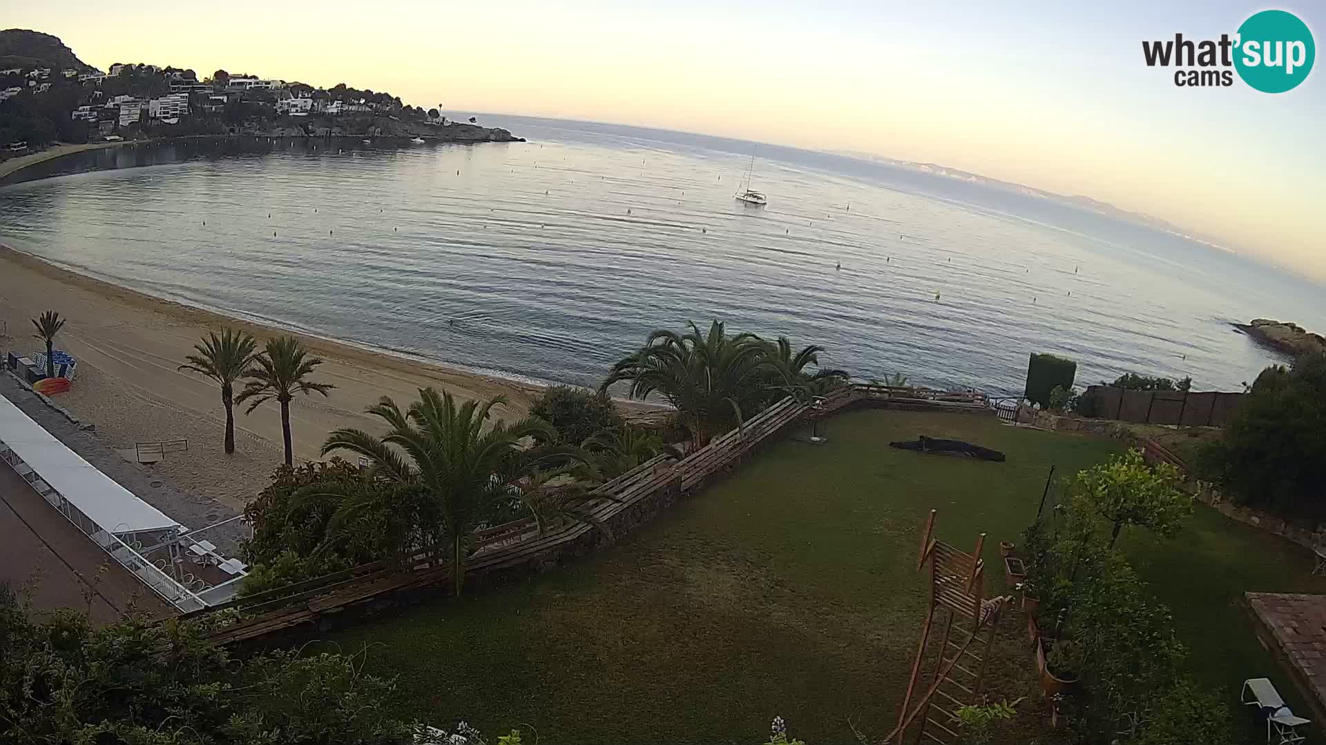Plaža de l’Almadrava Spletna kamera Roses – Costa Brava – Španija