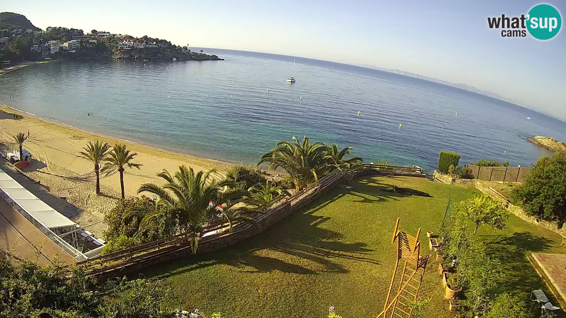 Platja de l’Almadrava beach Live Webcam Roses – Costa Brava – Spain