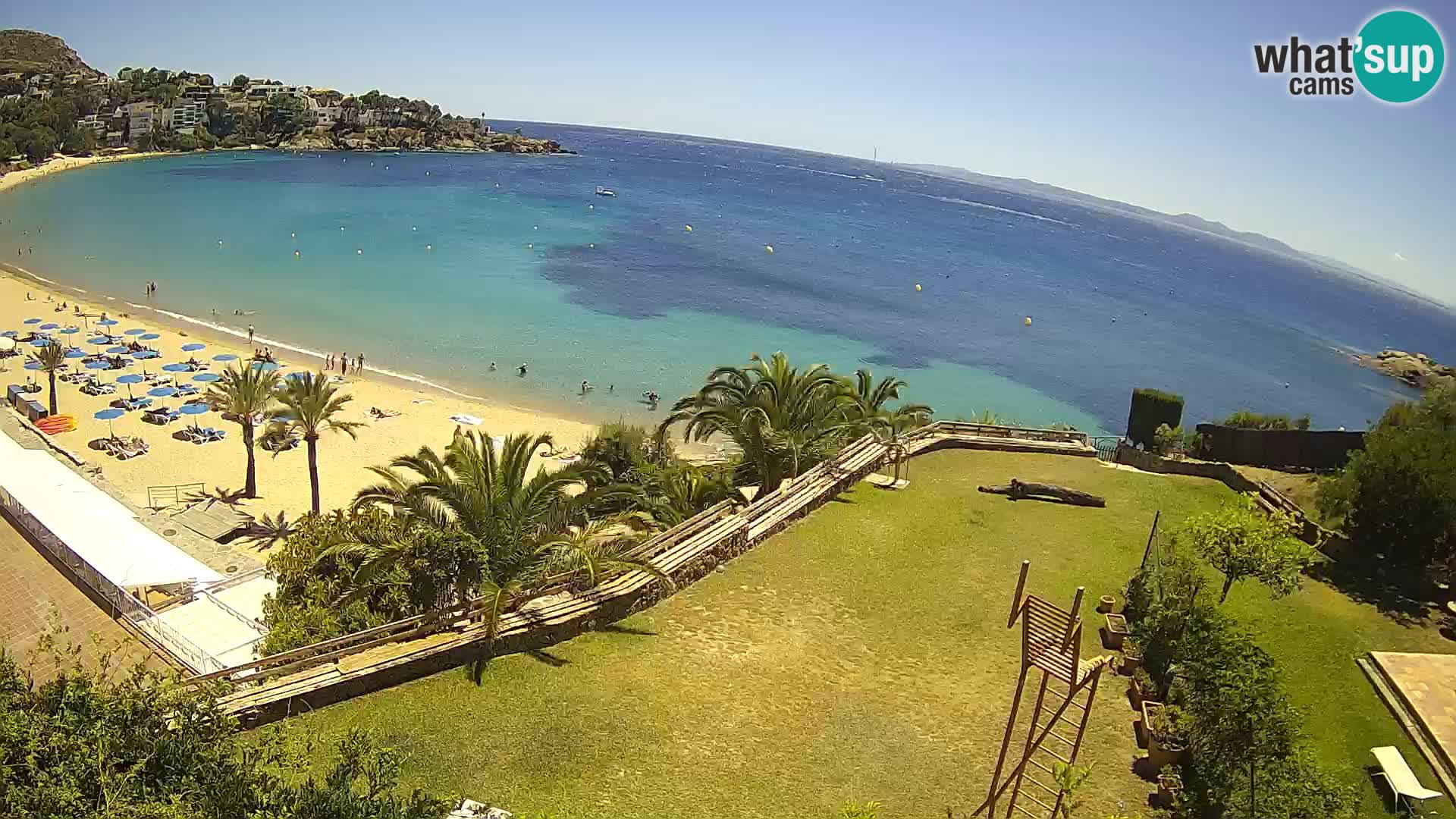 Platja de l’Almadrava beach Live Webcam Roses – Costa Brava – Spain