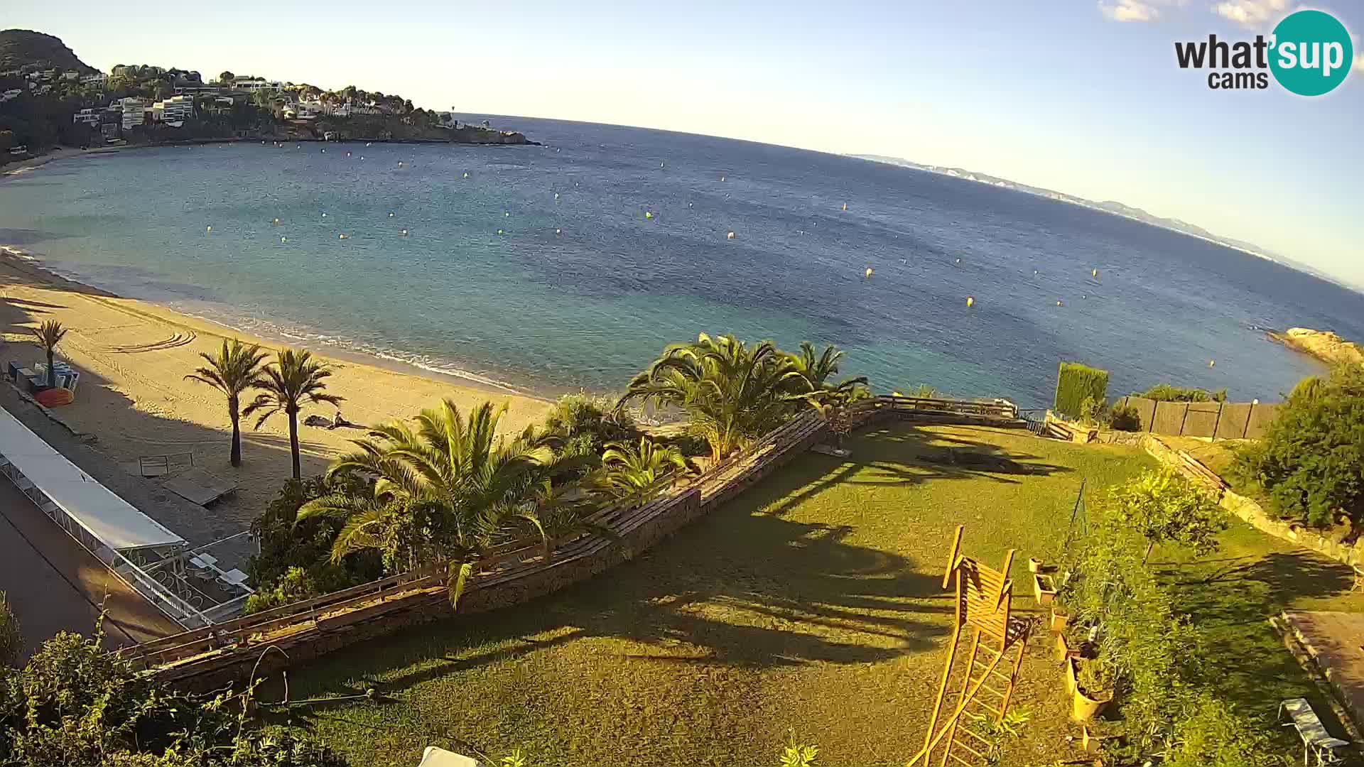 Platja de l’Almadrava beach Live Webcam Roses – Costa Brava – Spain