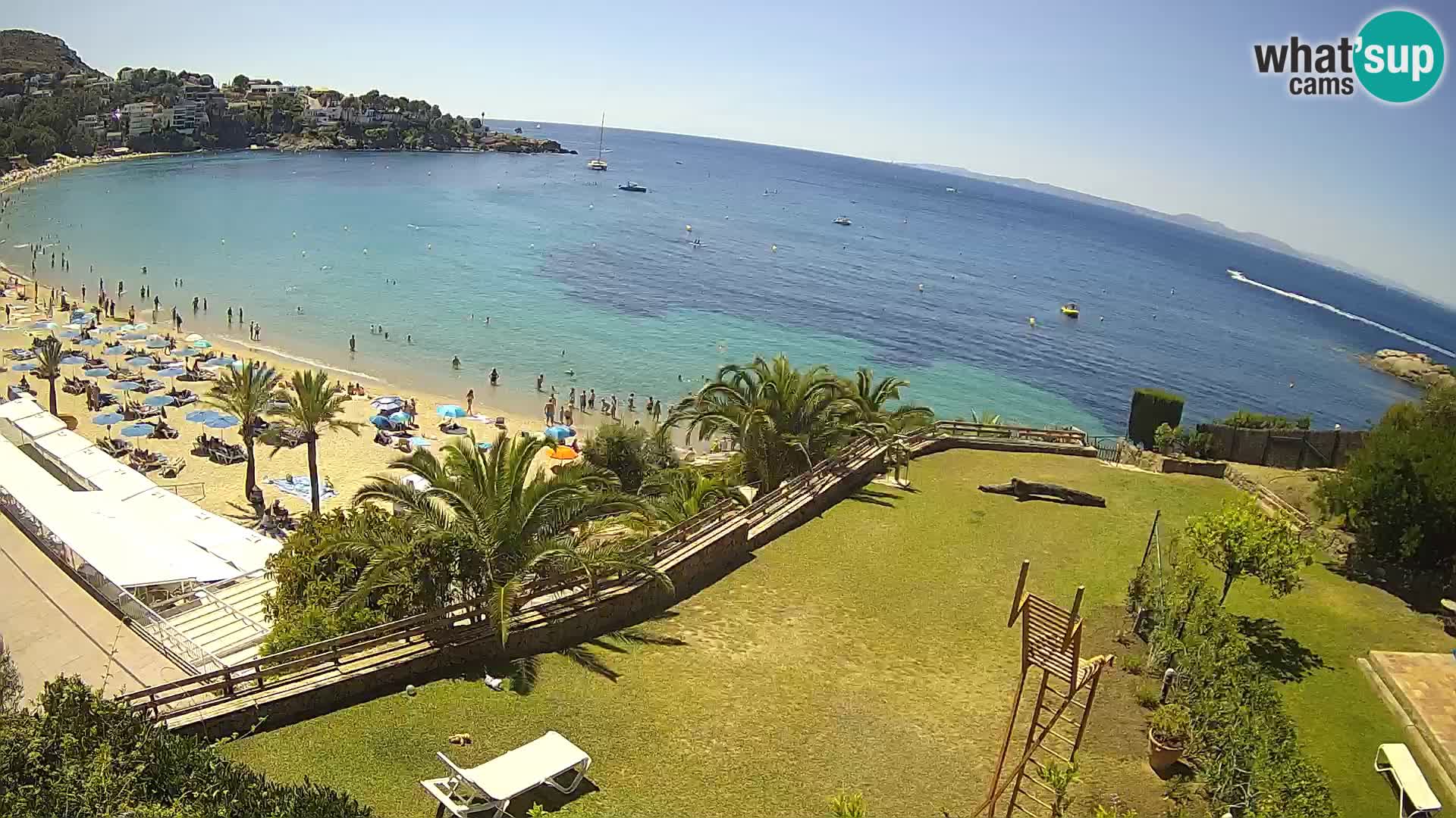Platja de l’Almadrava Strand Webcam Roses – Costa Brava – Spanien