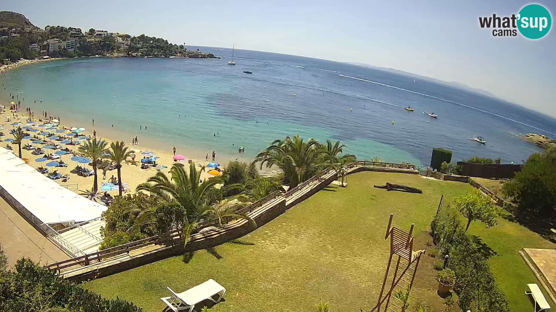Platja de l’Almadrava Strand Webcam Roses – Costa Brava – Spanien