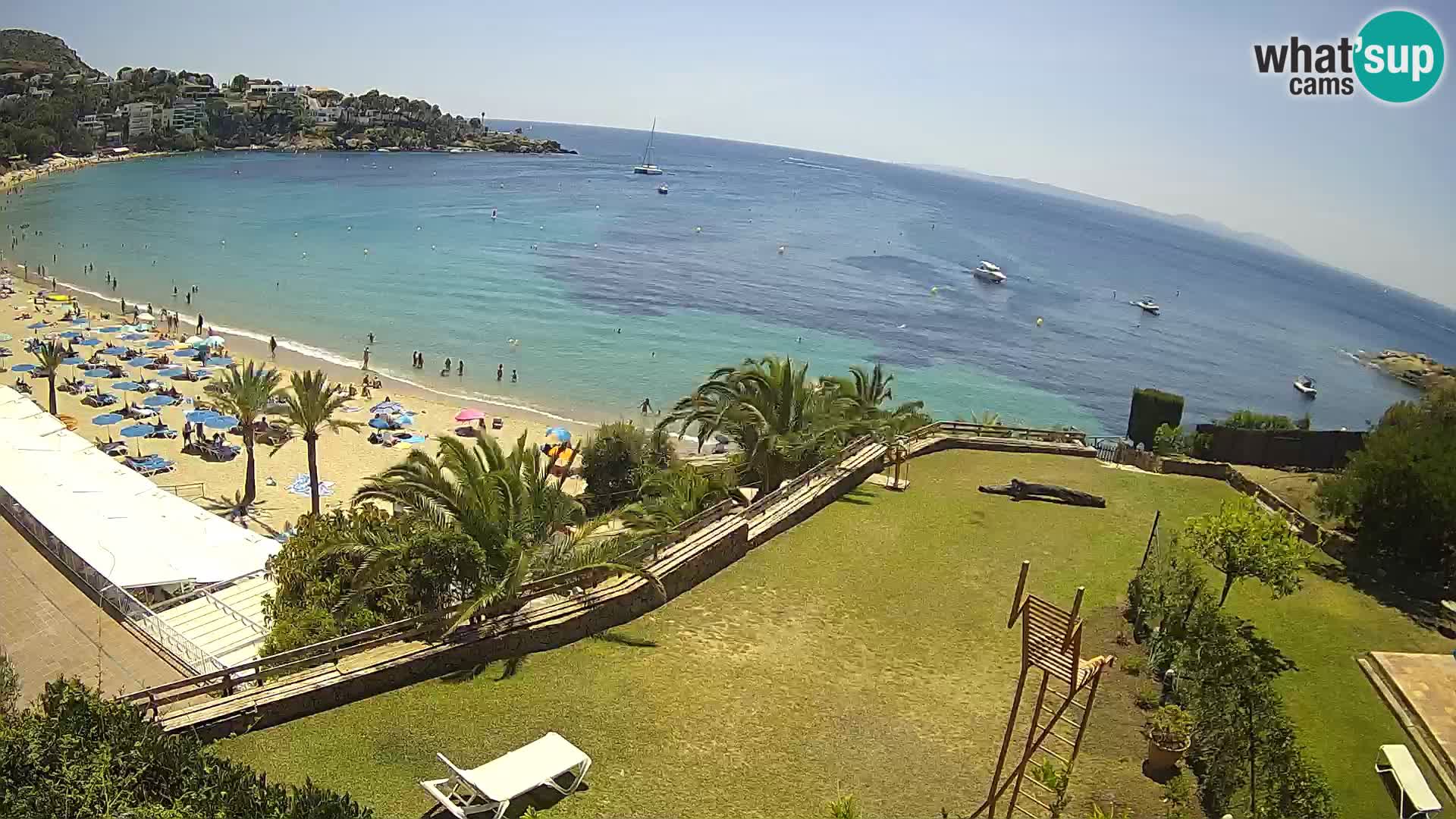 Platja de l’Almadrava Strand Webcam Roses – Costa Brava – Spanien