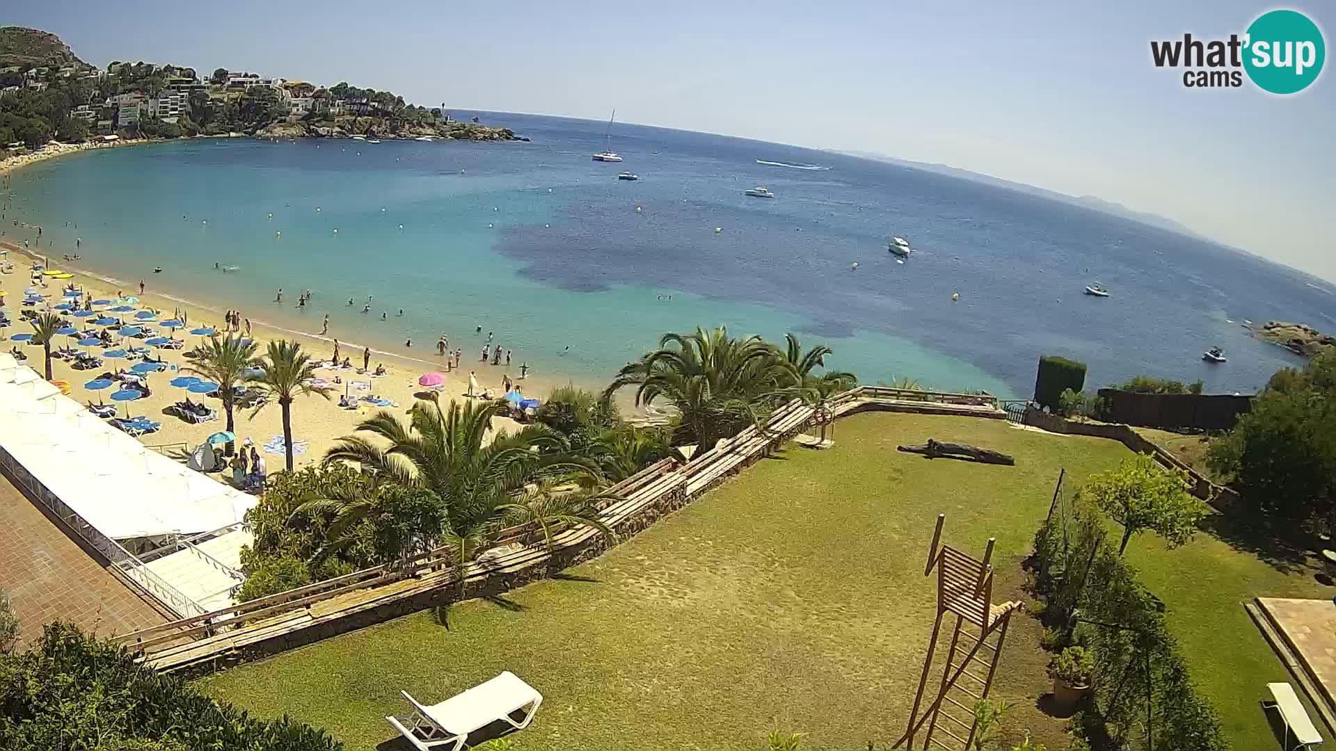 Platja de l’Almadrava Strand Webcam Roses – Costa Brava – Spanien