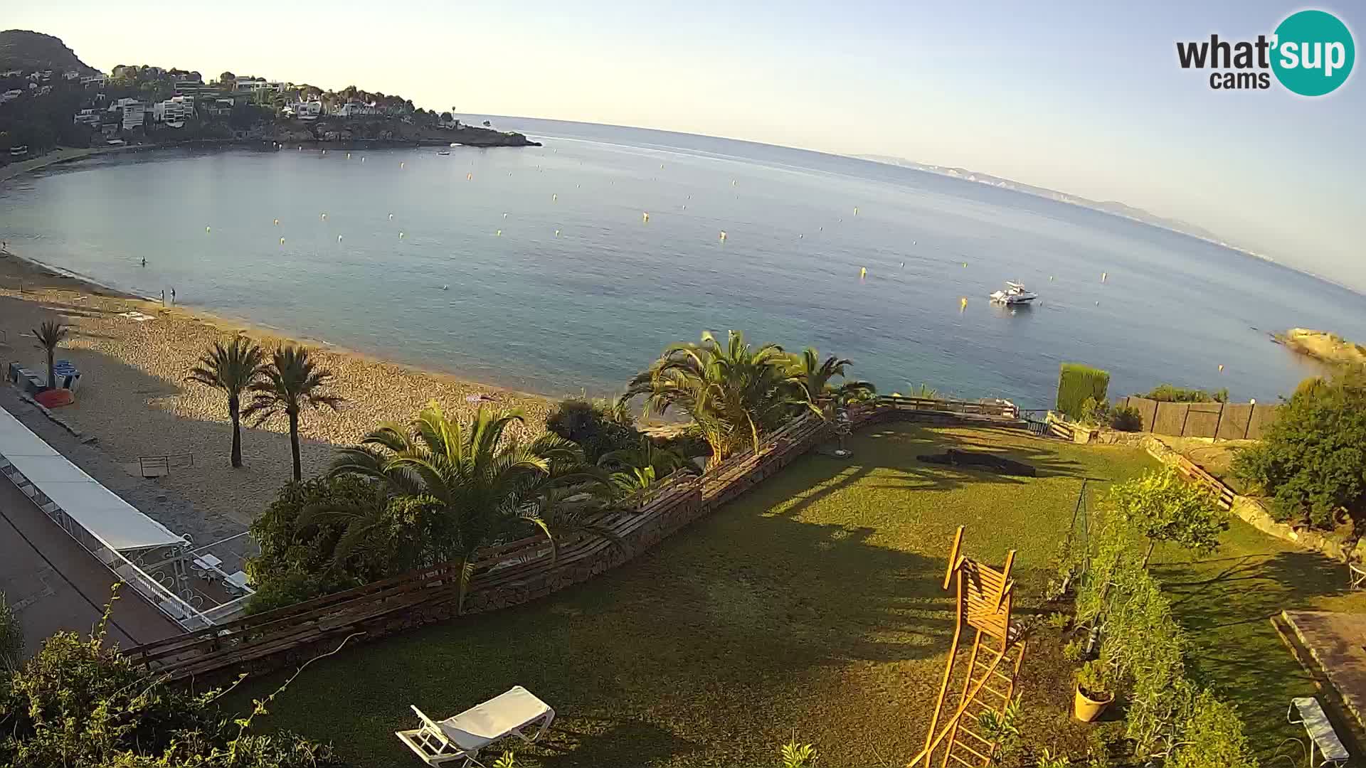 Platja de l’Almadrava beach Live Webcam Roses – Costa Brava – Spain