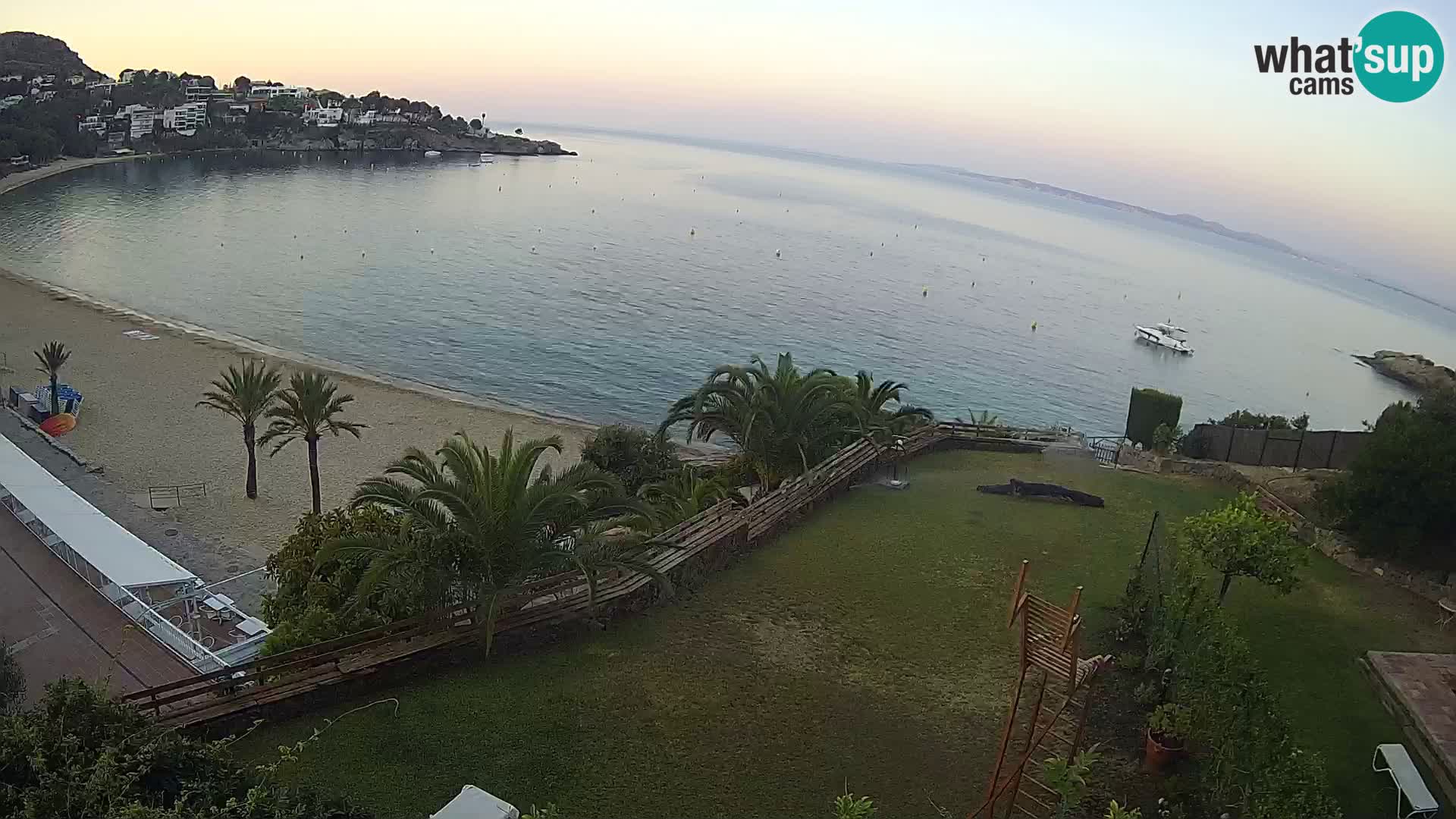 Playa de l’Almadrava camera en vivo Roses – Costa Brava – Espana