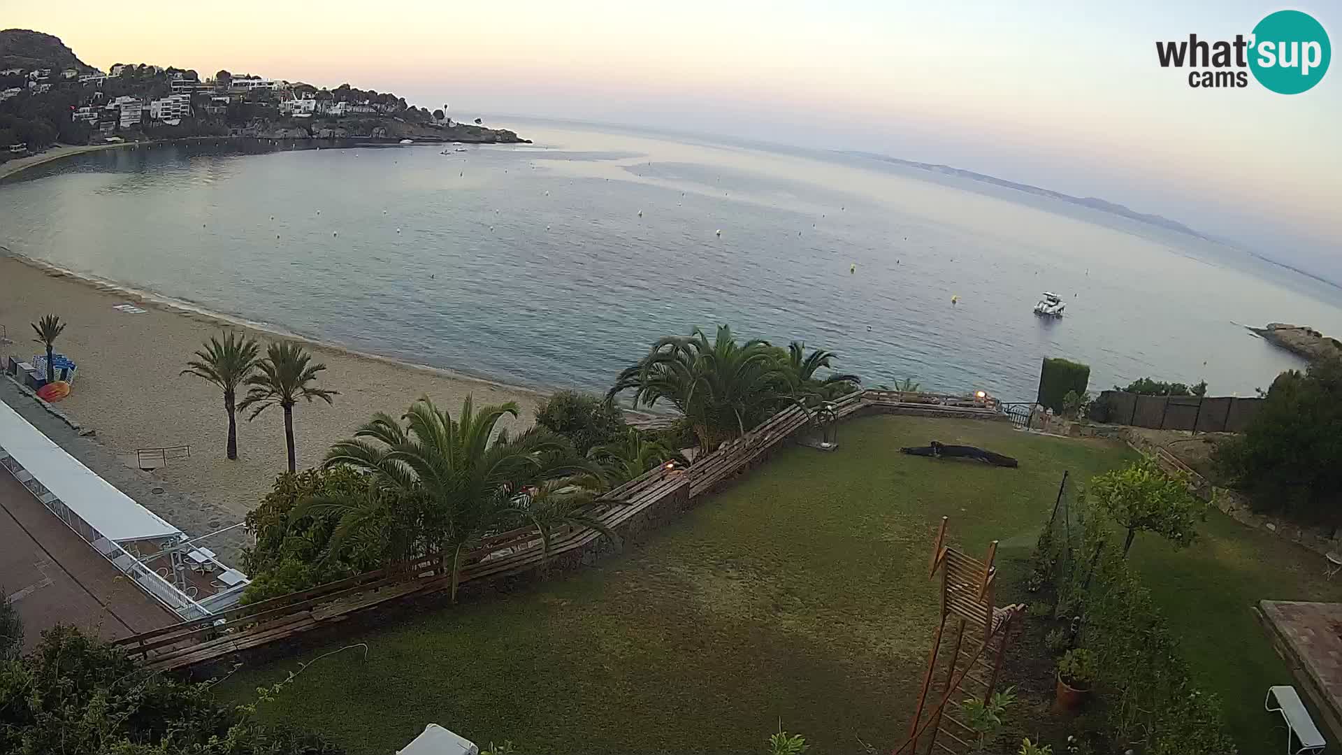 Playa de l’Almadrava camera en vivo Roses – Costa Brava – Espana