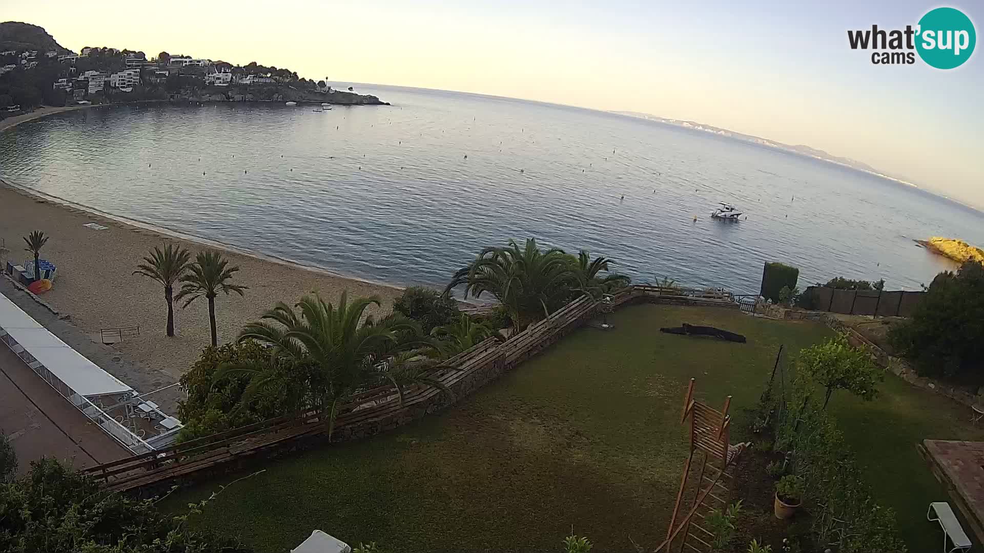 Playa de l’Almadrava camera en vivo Roses – Costa Brava – Espana