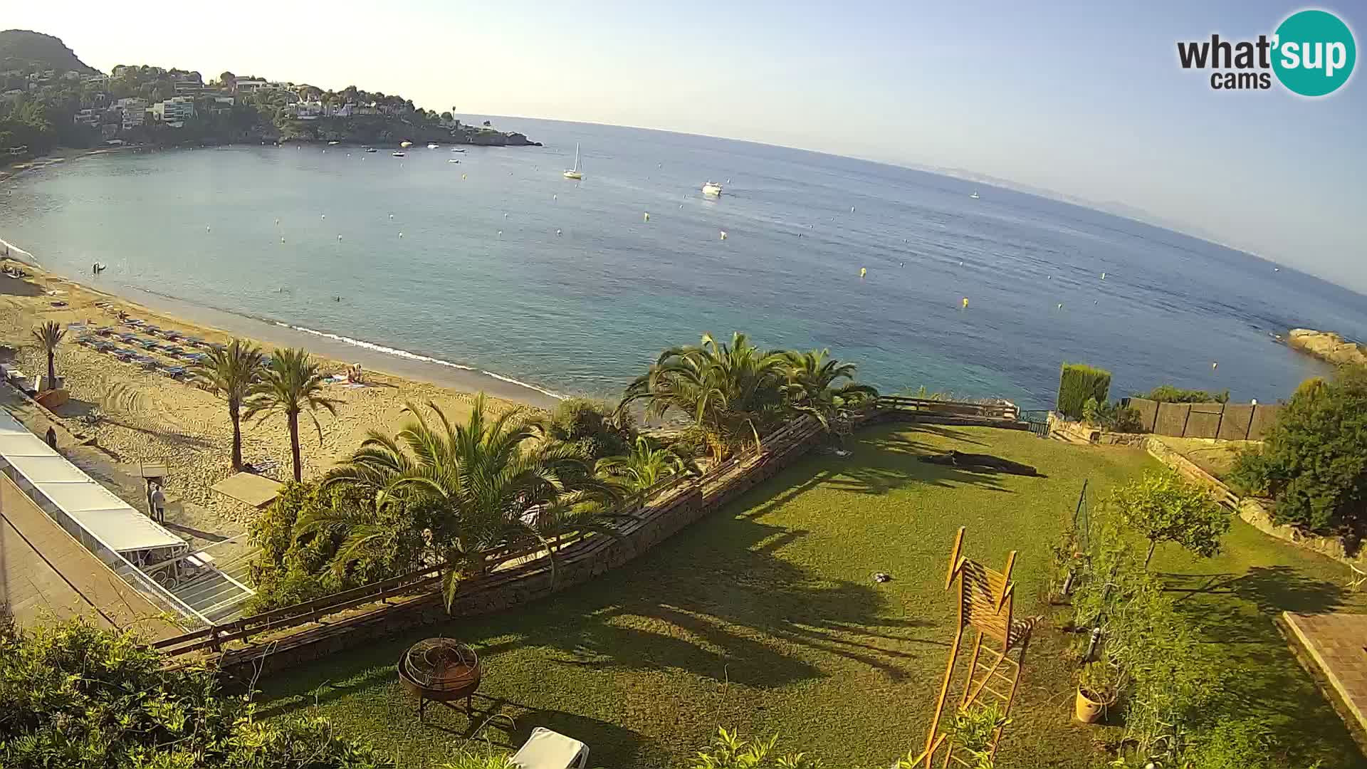 Playa de l’Almadrava camera en vivo Roses – Costa Brava – Espana