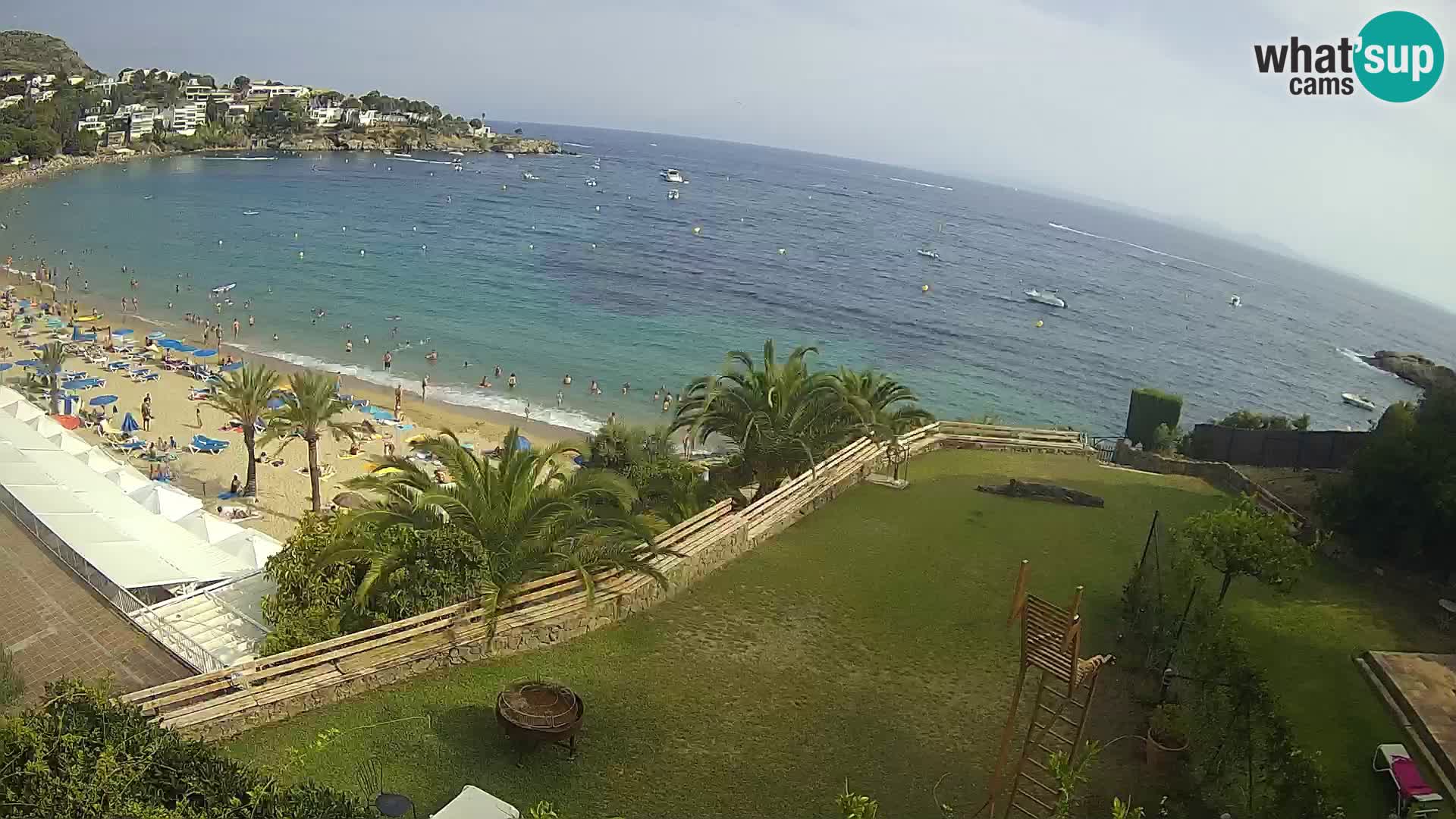 Platja de l’Almadrava beach Live Webcam Roses – Costa Brava – Spain