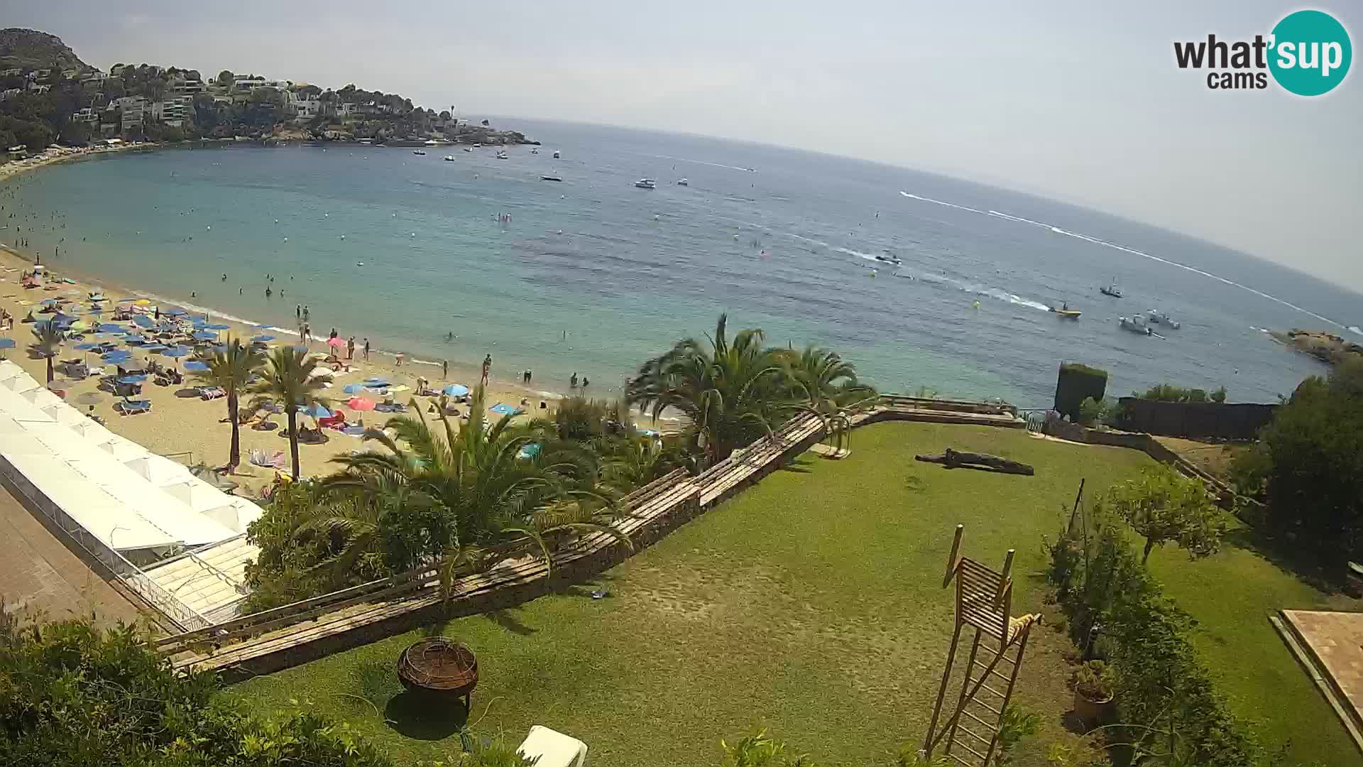 Platja de l’Almadrava beach Live Webcam Roses – Costa Brava – Spain