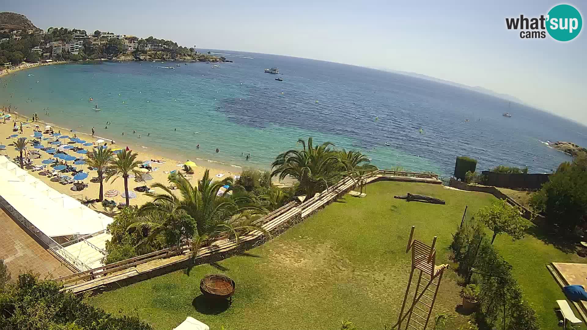 Platja de l’Almadrava beach Live Webcam Roses – Costa Brava – Spain