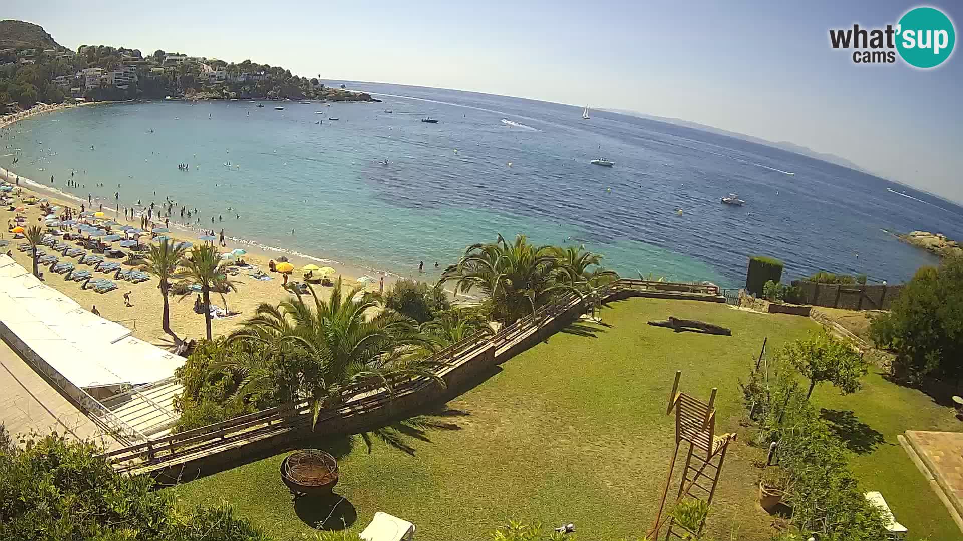 Plaža de l’Almadrava Spletna kamera Roses – Costa Brava – Španija