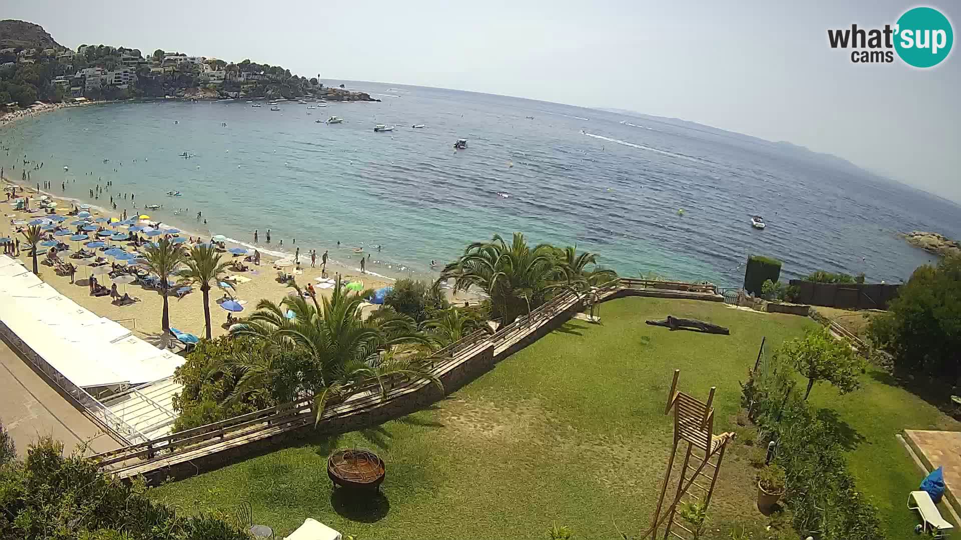 Platja de l’Almadrava beach Live Webcam Roses – Costa Brava – Spain