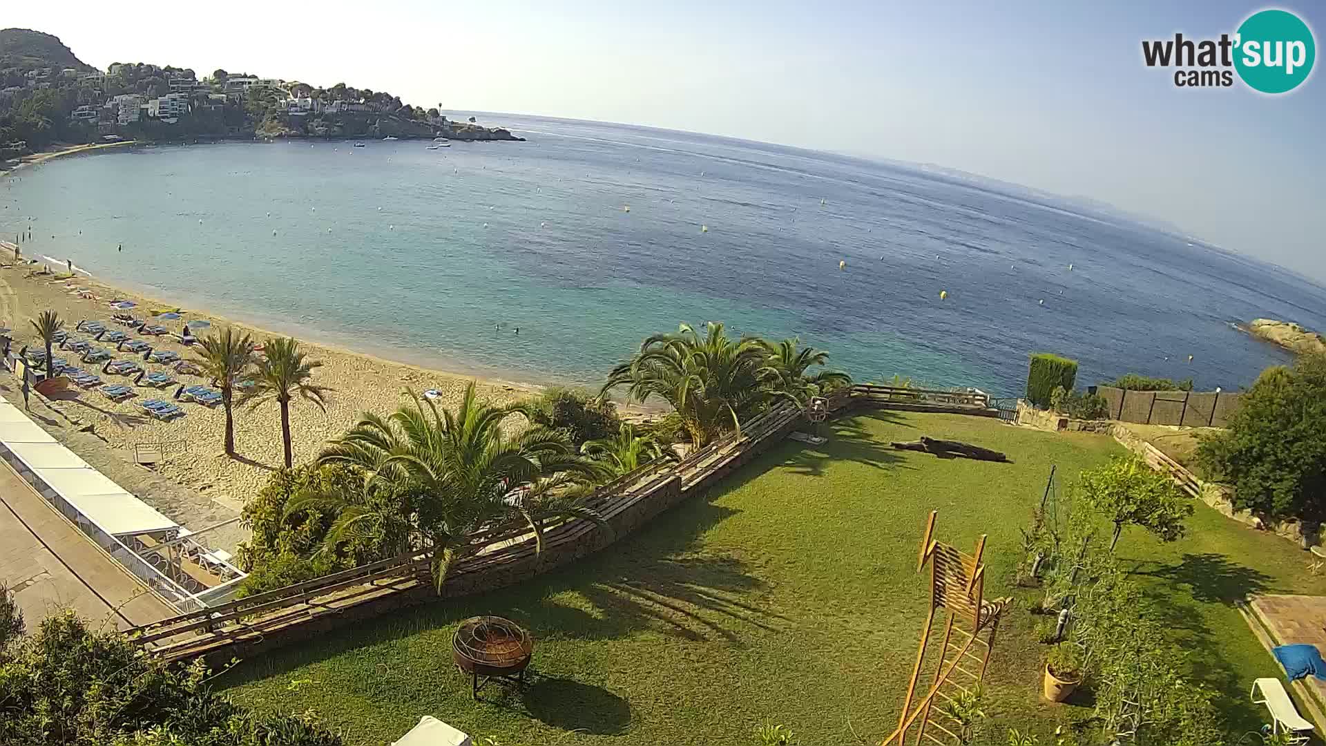 Platja de l’Almadrava beach Live Webcam Roses – Costa Brava – Spain