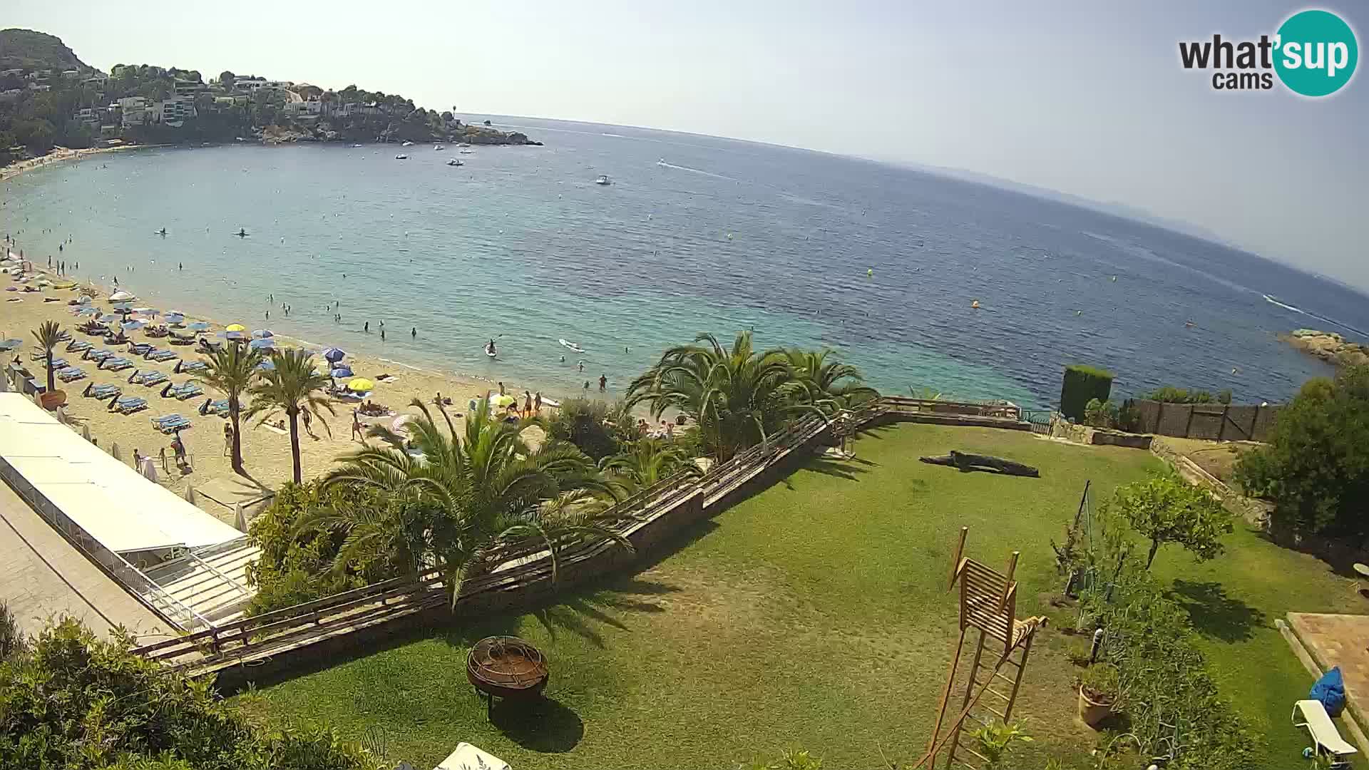 Plaža de l’Almadrava Spletna kamera Roses – Costa Brava – Španija