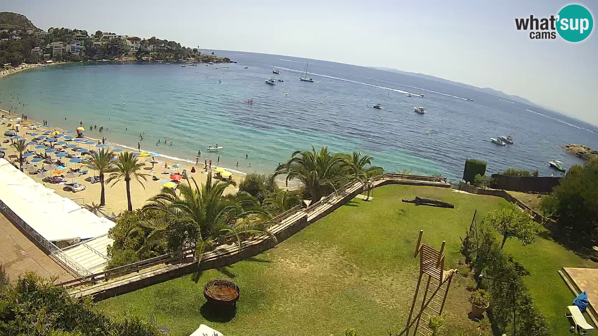 Platja de l’Almadrava Strand Webcam Roses – Costa Brava – Spanien