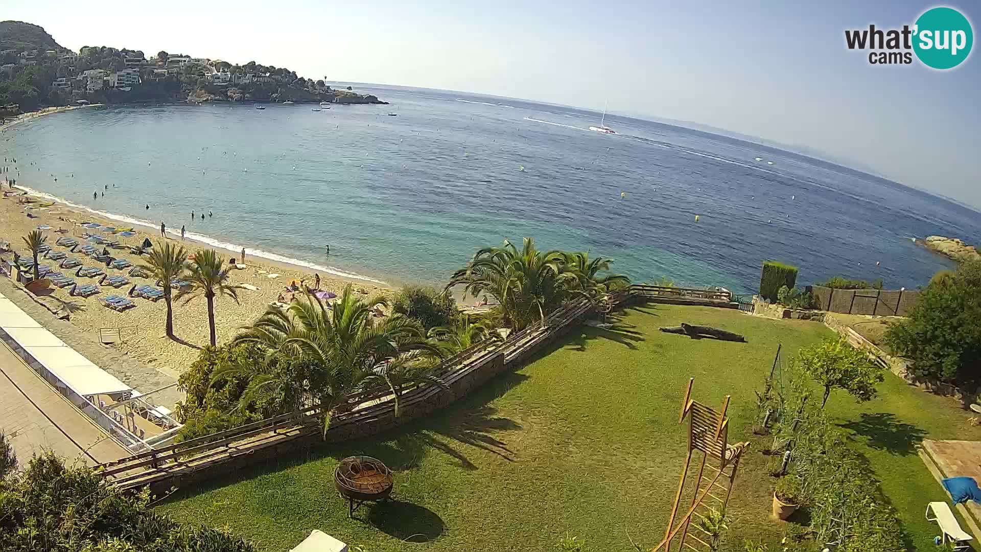 Platja de l’Almadrava Strand Webcam Roses – Costa Brava – Spanien