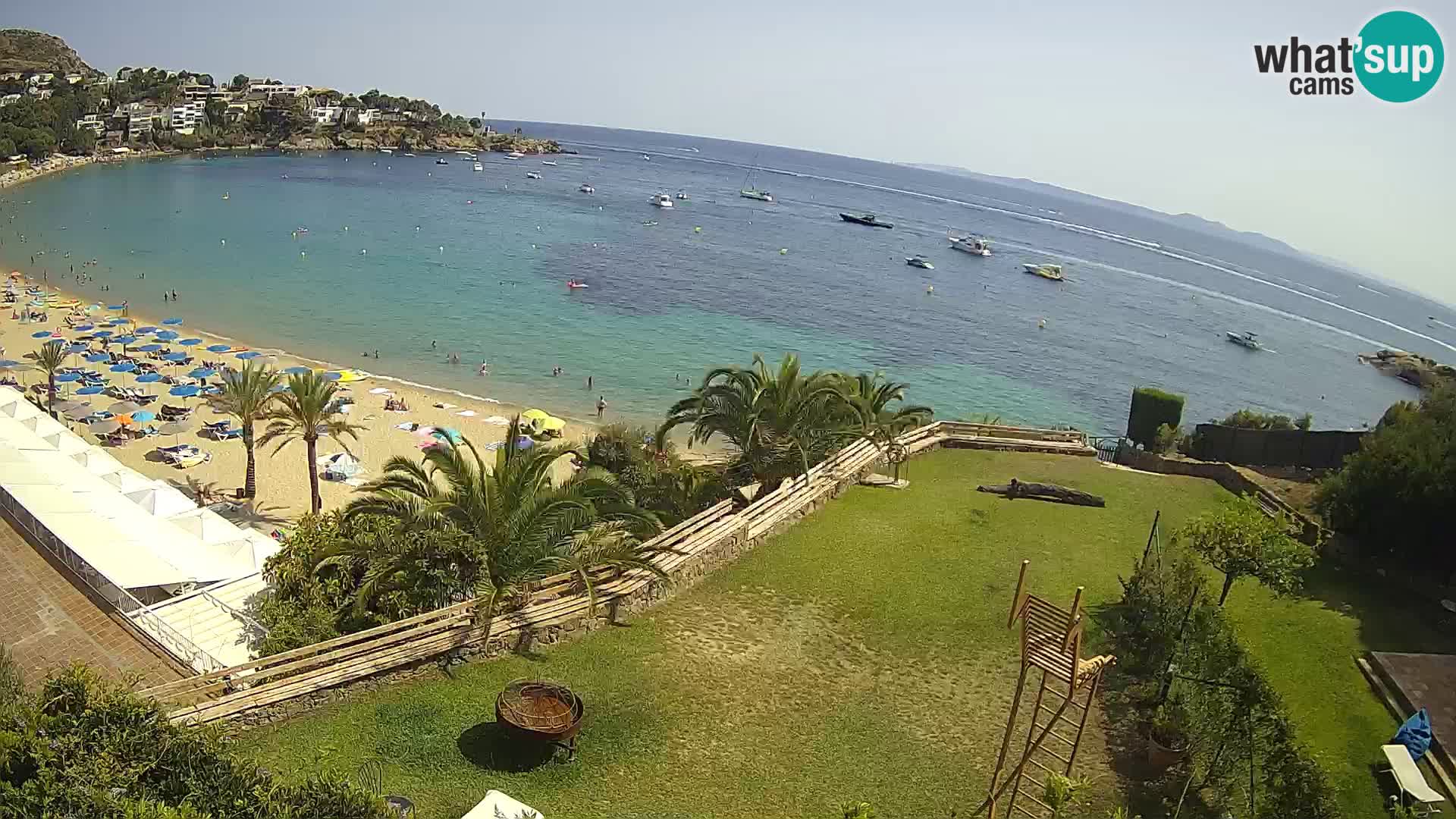 Plaža de l’Almadrava Spletna kamera Roses – Costa Brava – Španija