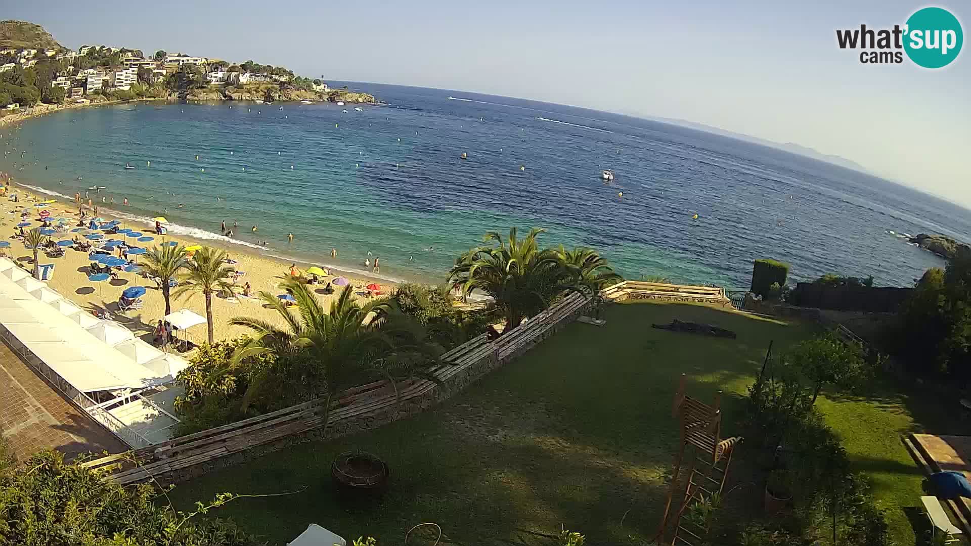 Playa de l’Almadrava camera en vivo Roses – Costa Brava – Espana