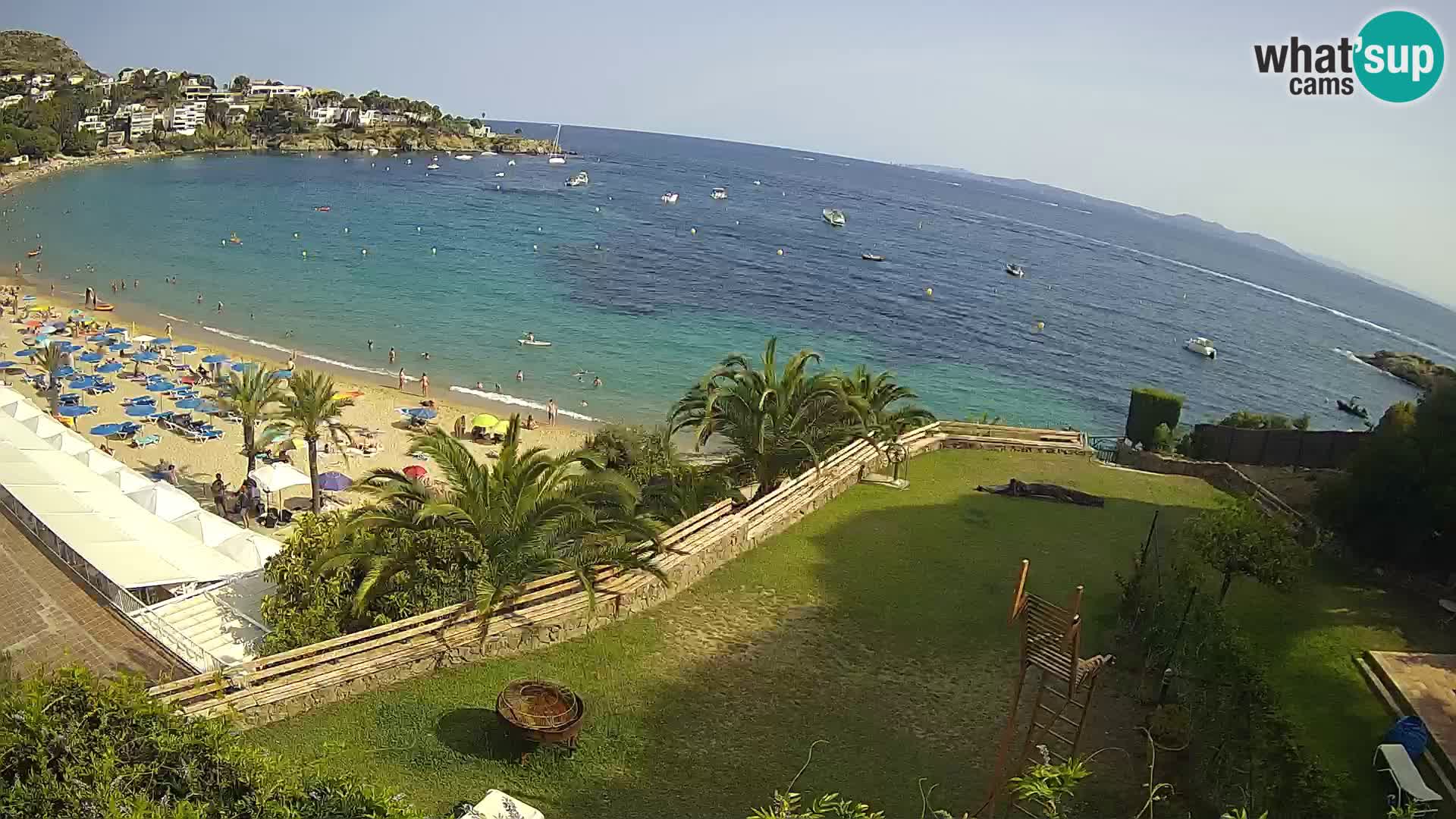 Plaža de l’Almadrava Spletna kamera Roses – Costa Brava – Španija