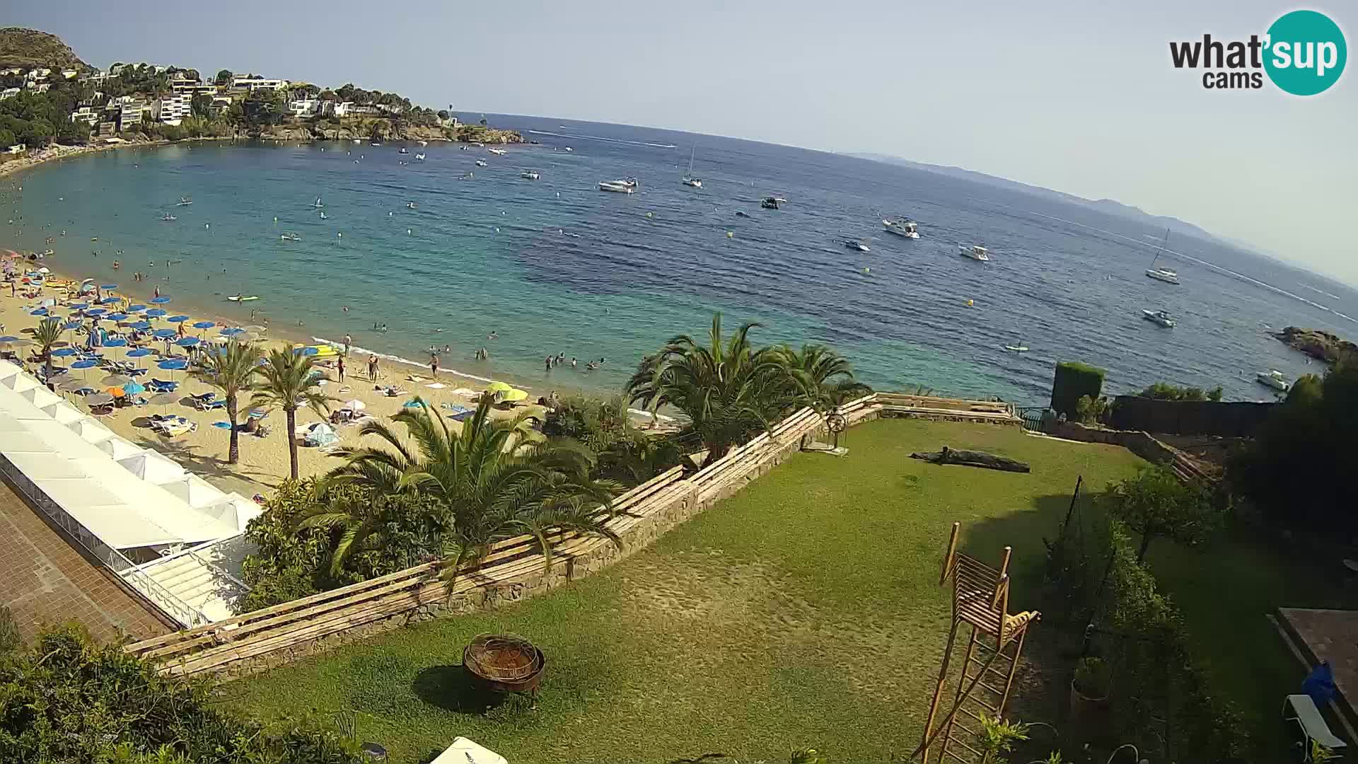 Plaža de l’Almadrava Spletna kamera Roses – Costa Brava – Španija