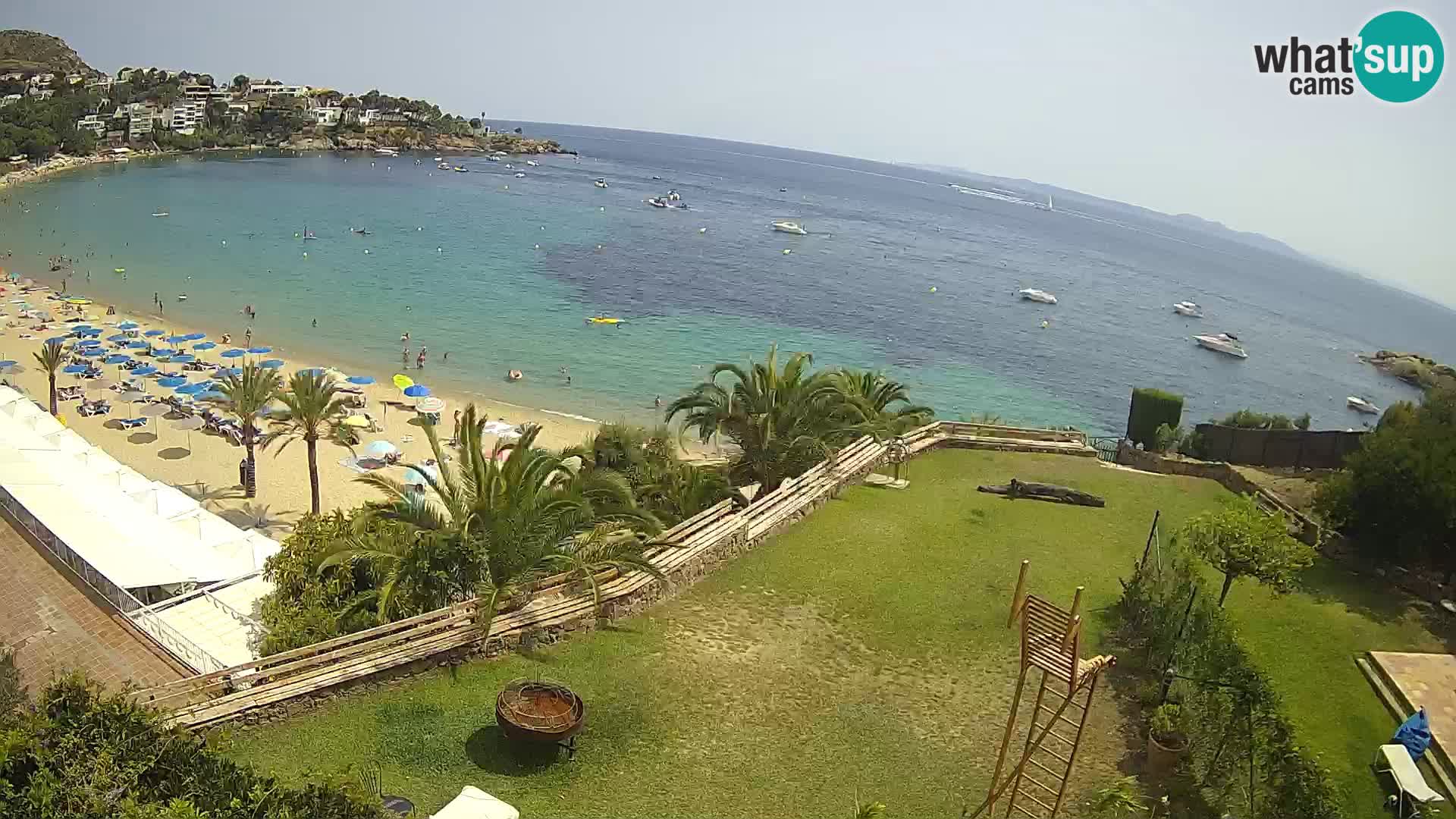 Playa de l’Almadrava camera en vivo Roses – Costa Brava – Espana