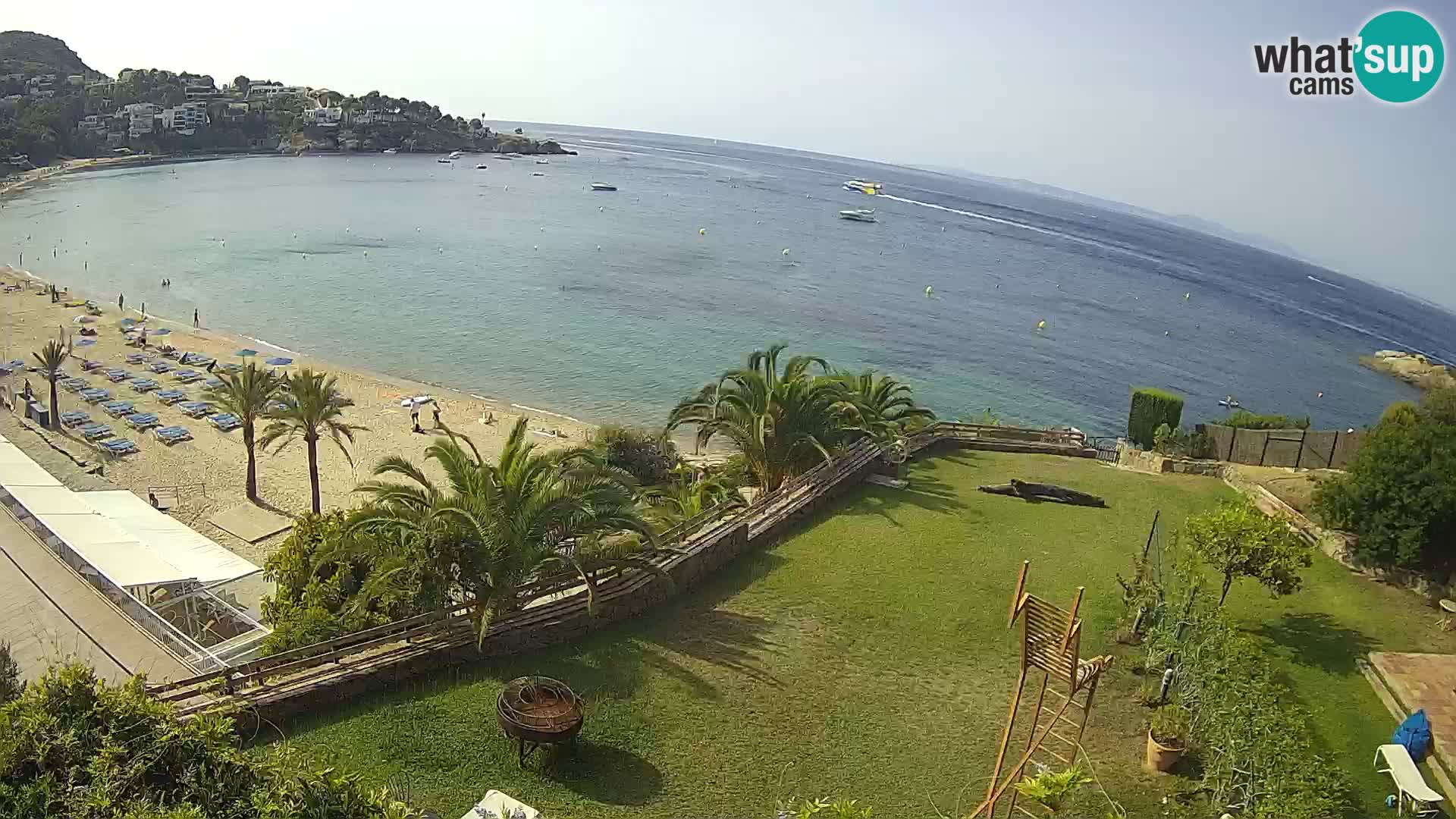 Platja de l’Almadrava beach Live Webcam Roses – Costa Brava – Spain