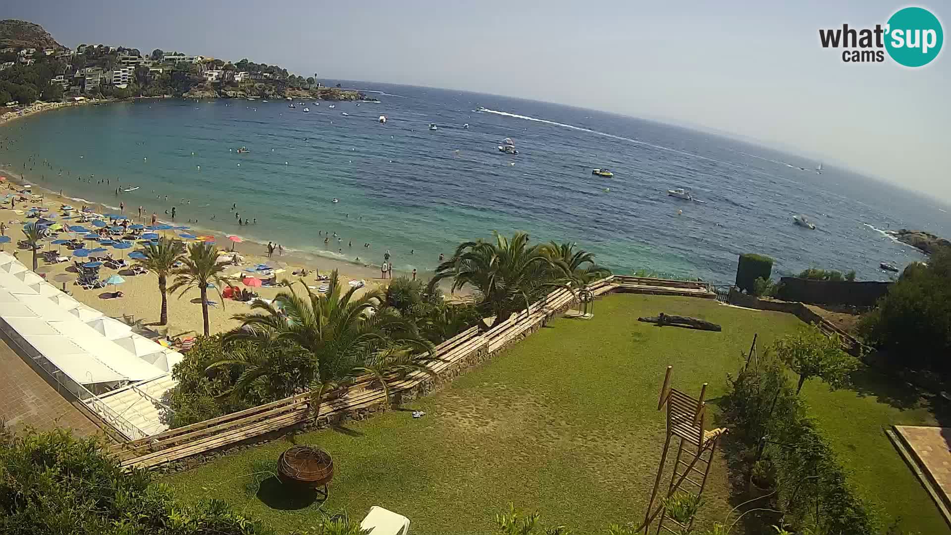 Playa de l’Almadrava camera en vivo Roses – Costa Brava – Espana