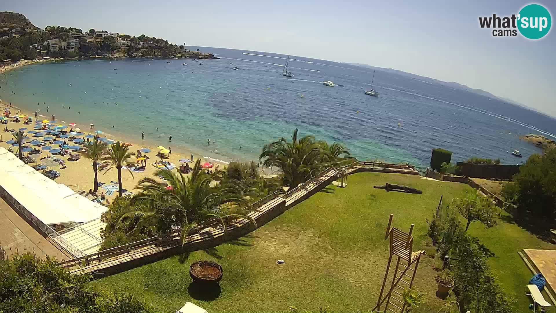 Plaža de l’Almadrava Spletna kamera Roses – Costa Brava – Španija