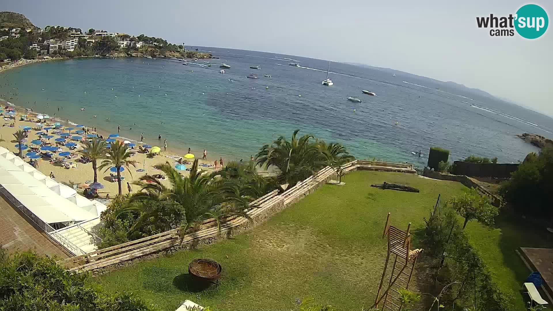 Plaža de l’Almadrava Spletna kamera Roses – Costa Brava – Španija