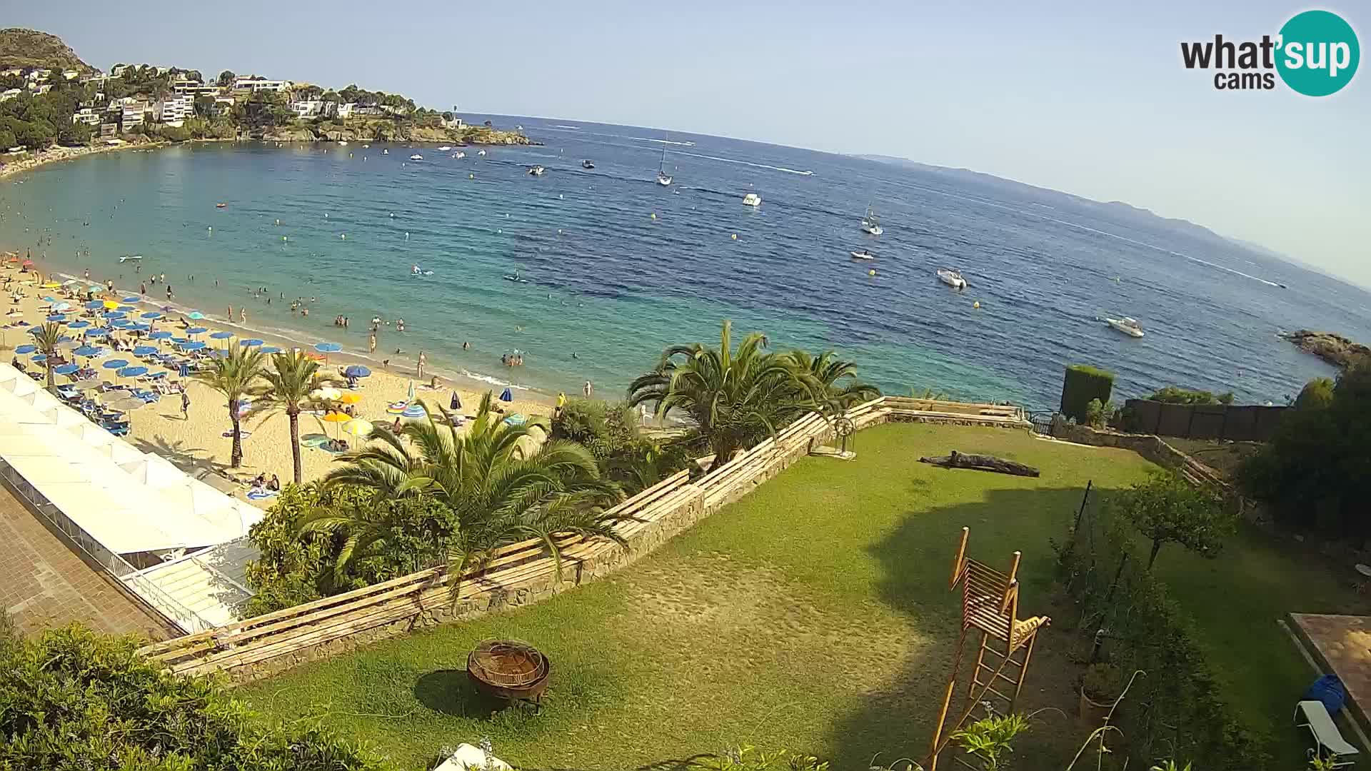 Platja de l’Almadrava beach Live Webcam Roses – Costa Brava – Spain