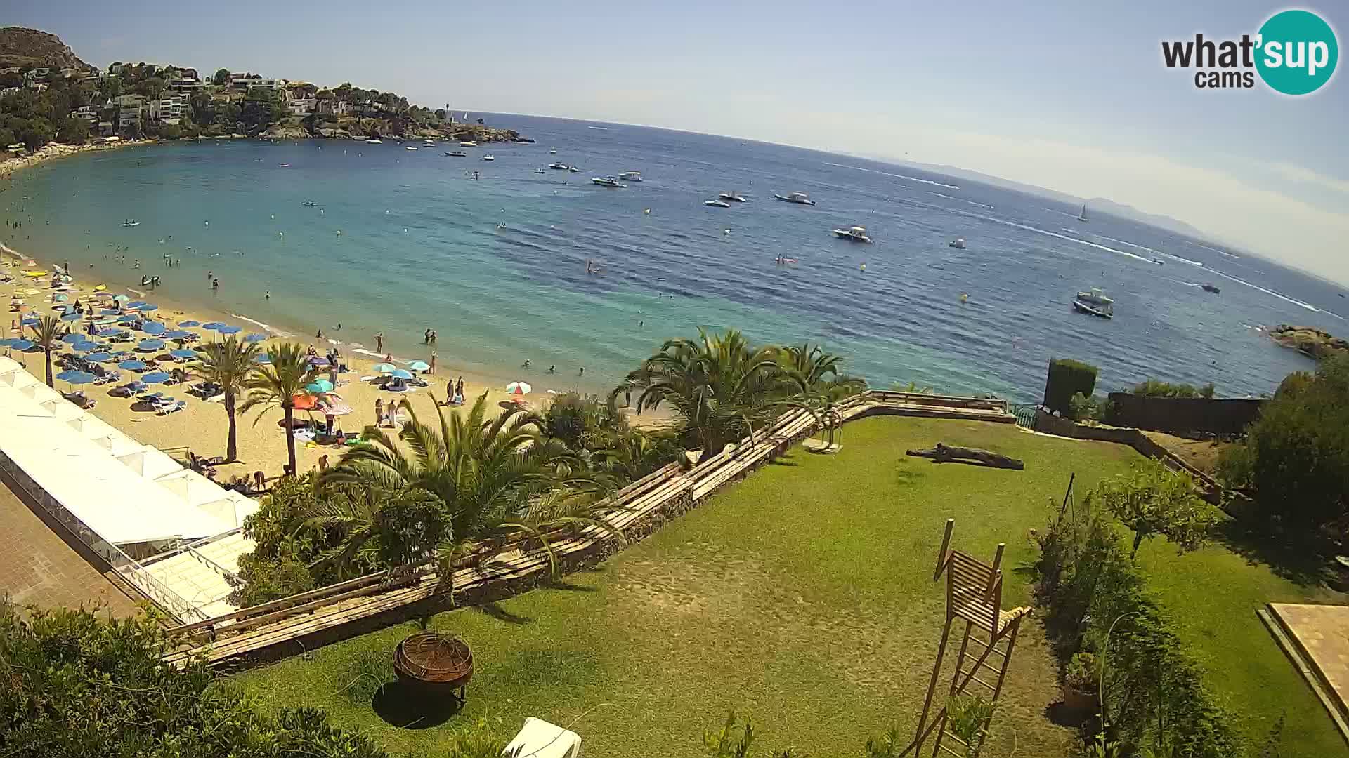 Platja de l’Almadrava Strand Webcam Roses – Costa Brava – Spanien