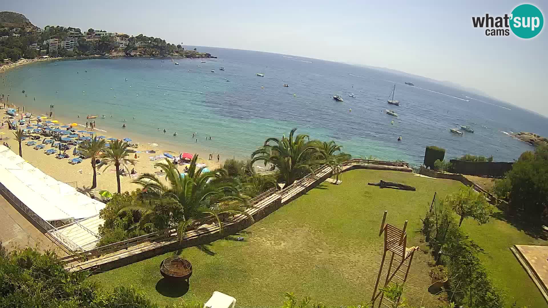 Playa de l’Almadrava camera en vivo Roses – Costa Brava – Espana