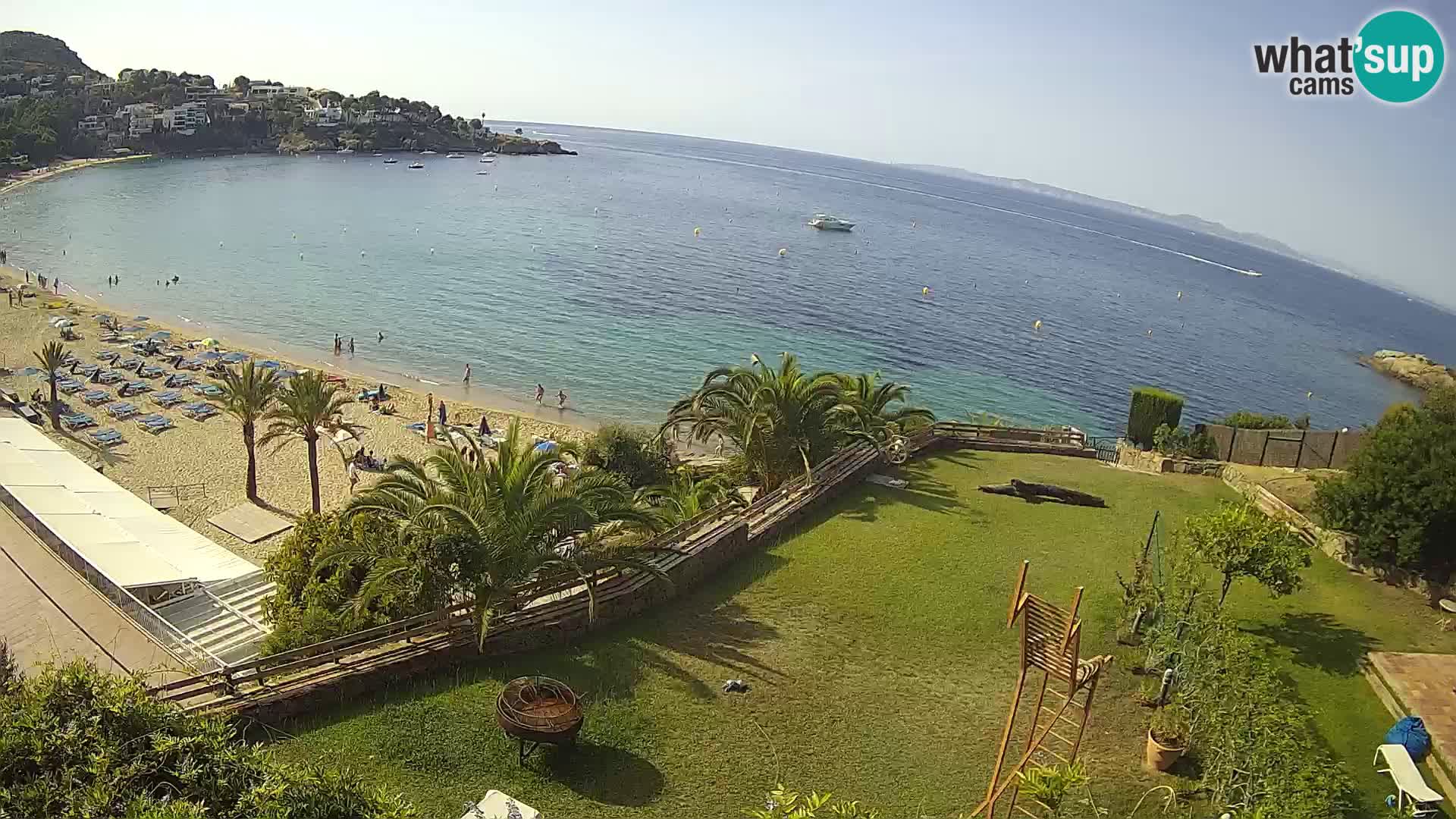 Platja de l’Almadrava beach Live Webcam Roses – Costa Brava – Spain