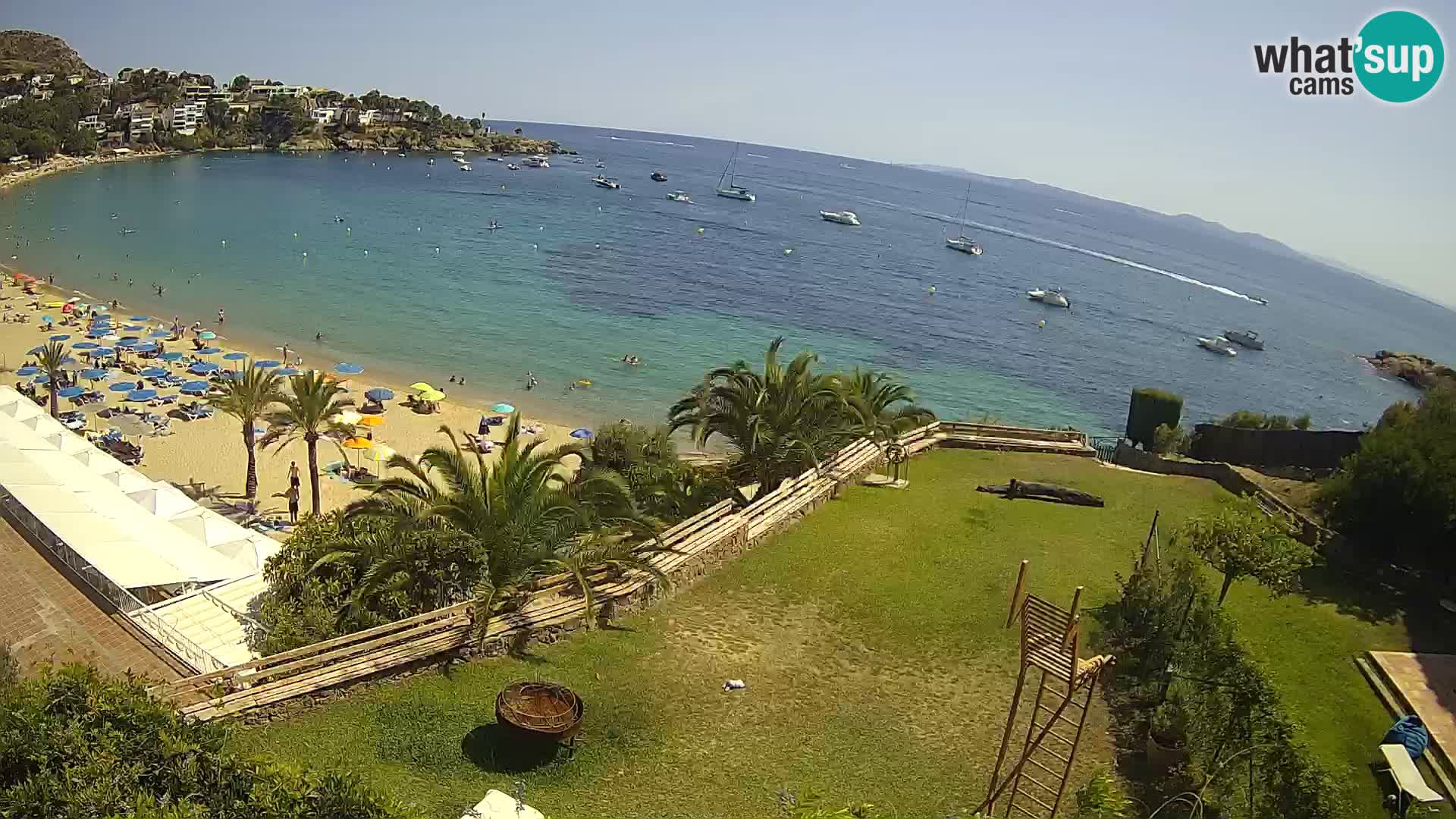 Platja de l’Almadrava beach Live Webcam Roses – Costa Brava – Spain