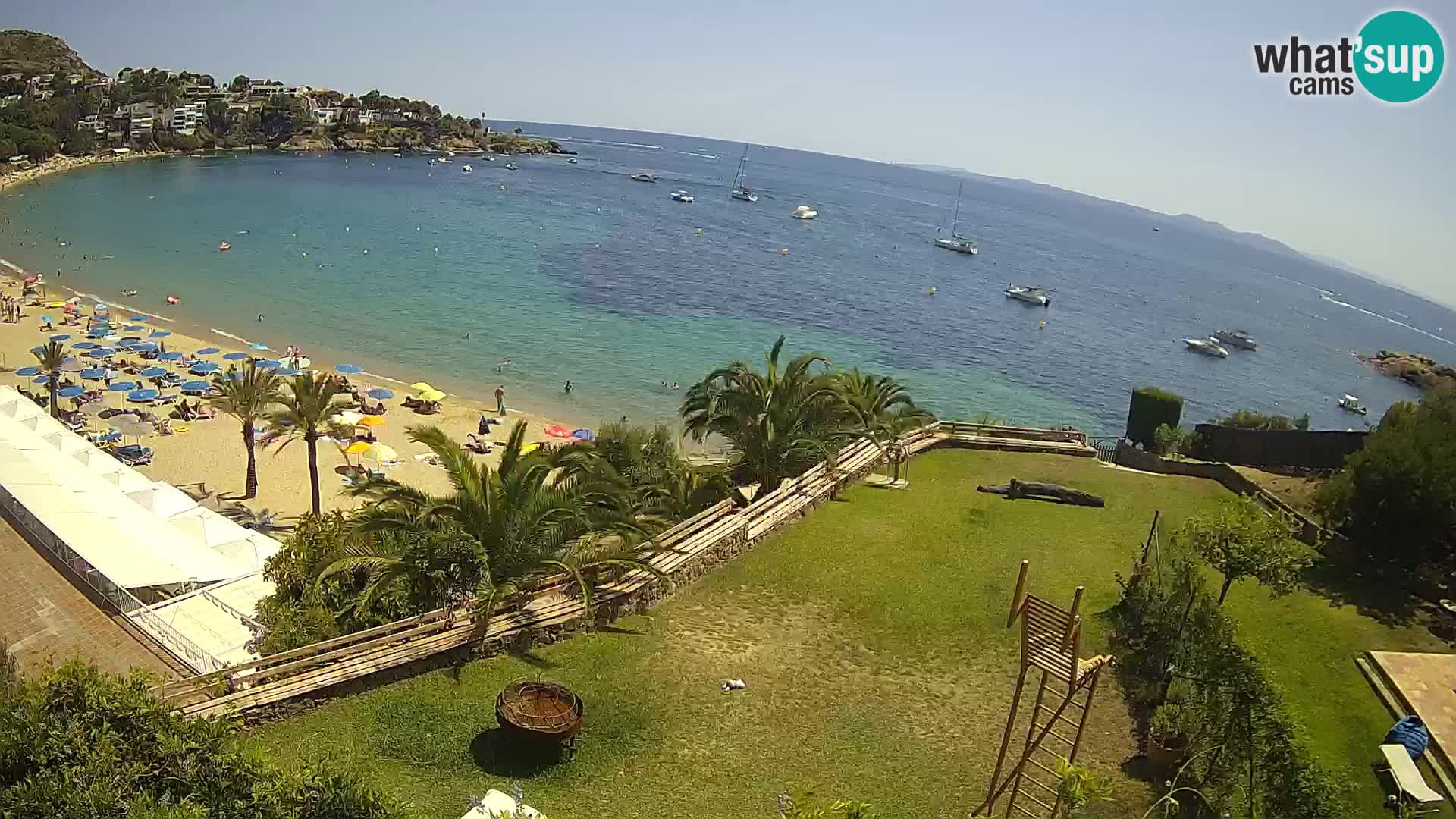 Platja de l’Almadrava Strand Webcam Roses – Costa Brava – Spanien
